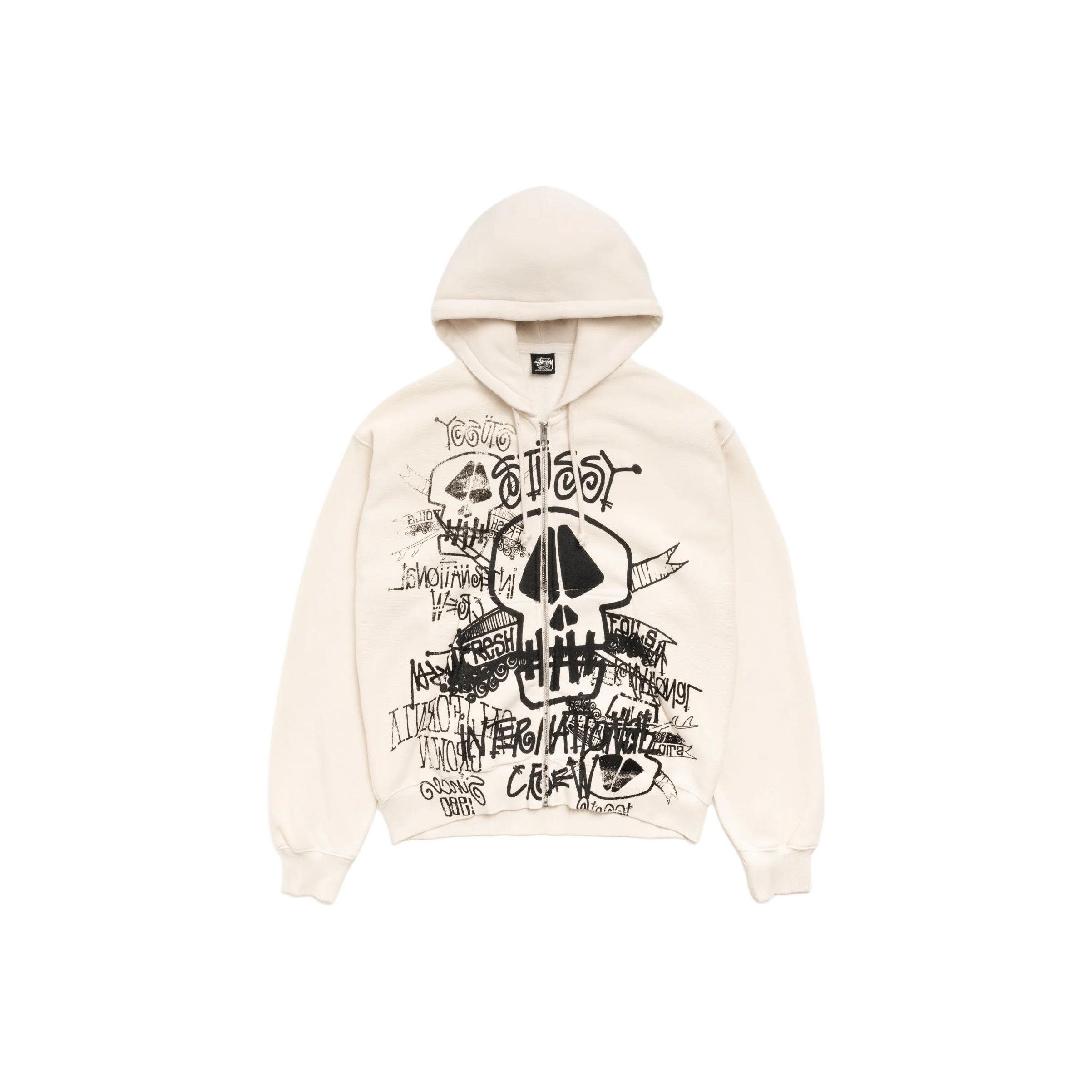 Stussy Stussy Skulls Zip Hoodie Size L Size US L / EU 52-54 / 3 - 1 Thumbnail