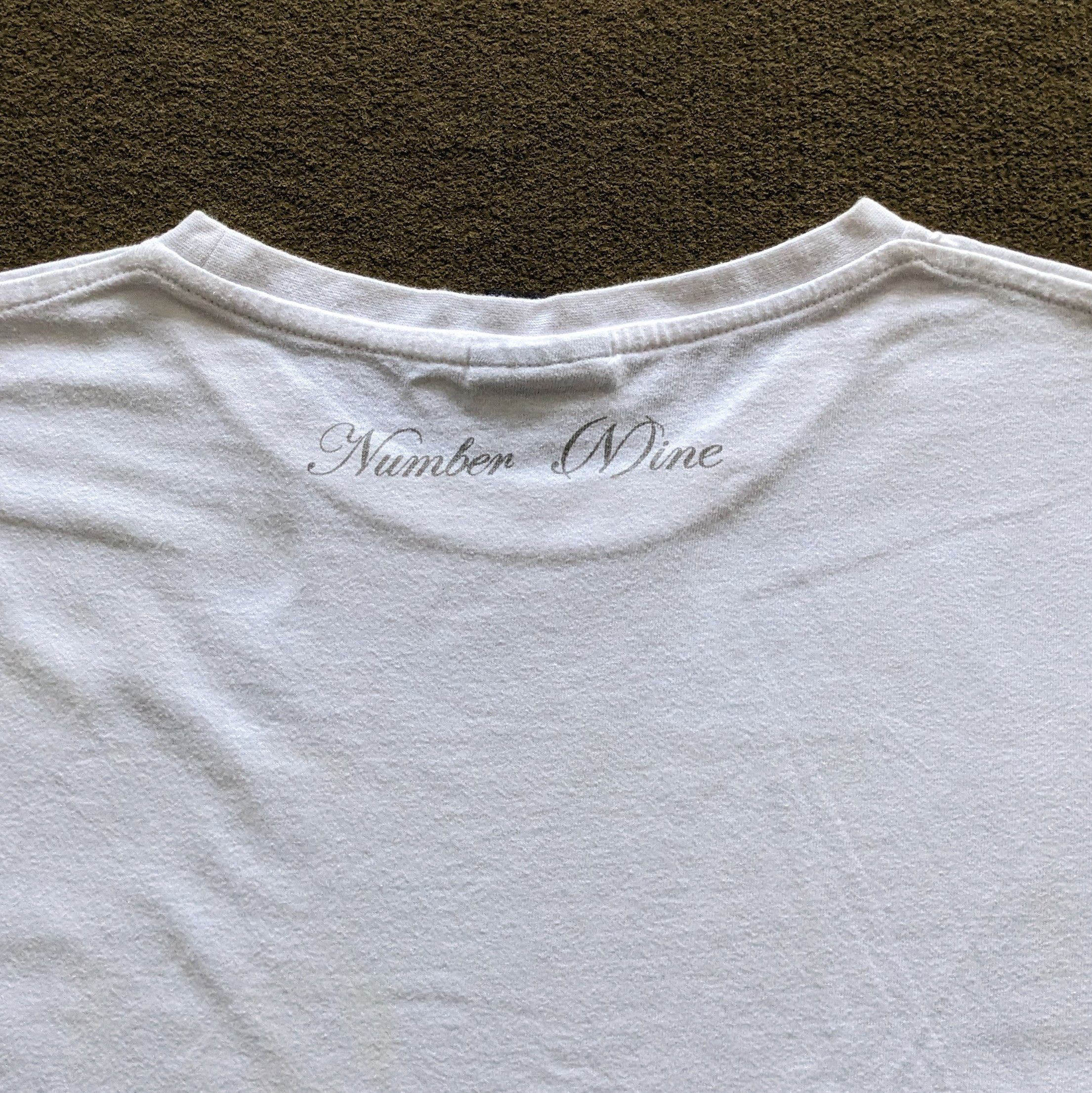 Number (N)ine Vintage Number Nine Japanese Fashion Brand Custom T-shirt Size US L / EU 52-54 / 3 - 5 Thumbnail