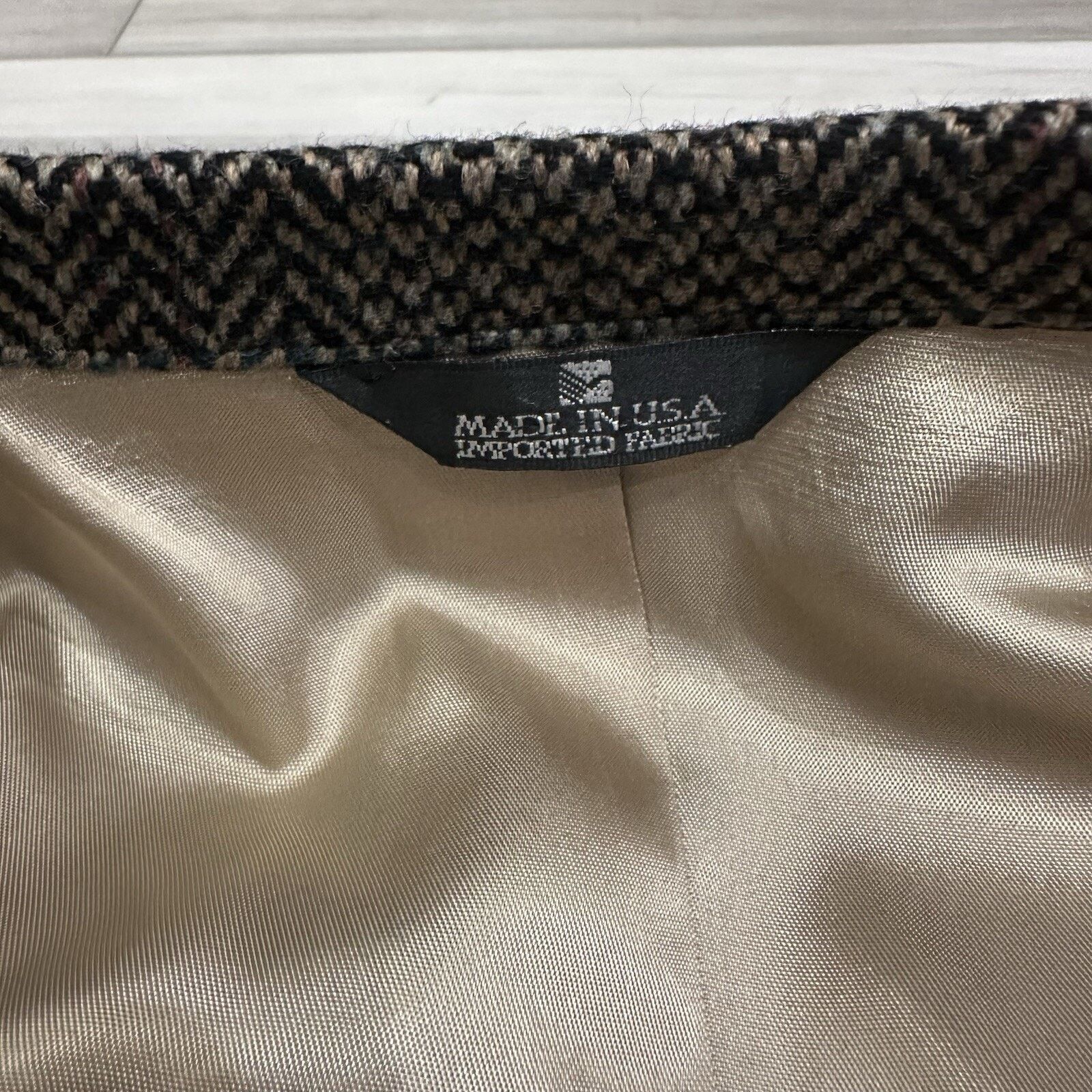 Chaps Chaps Ralph Lauren Sport Coat Herringbone 100% Wool Size 44 Size 44R - 7 Thumbnail