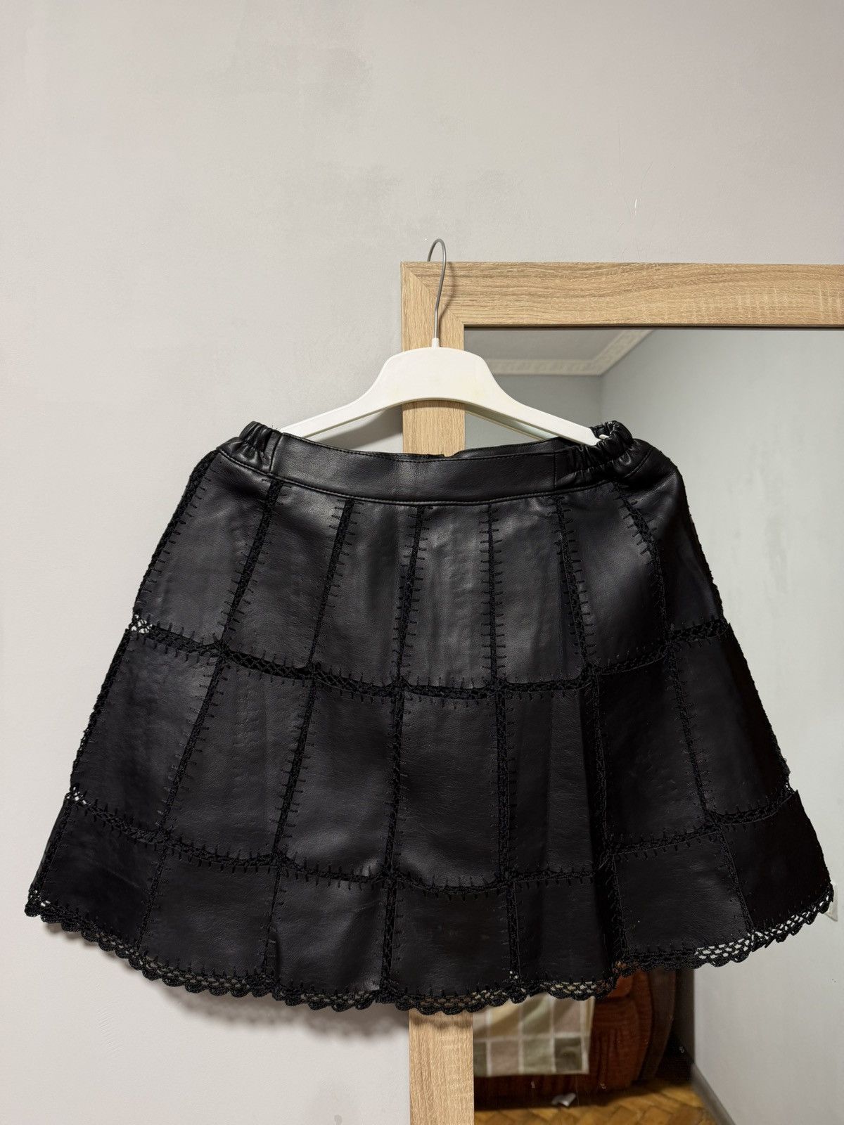 Japanese Brand Very rare skirt leather japan style rick owens y2k Size 26" / US 2 / IT 38 - 1 Thumbnail