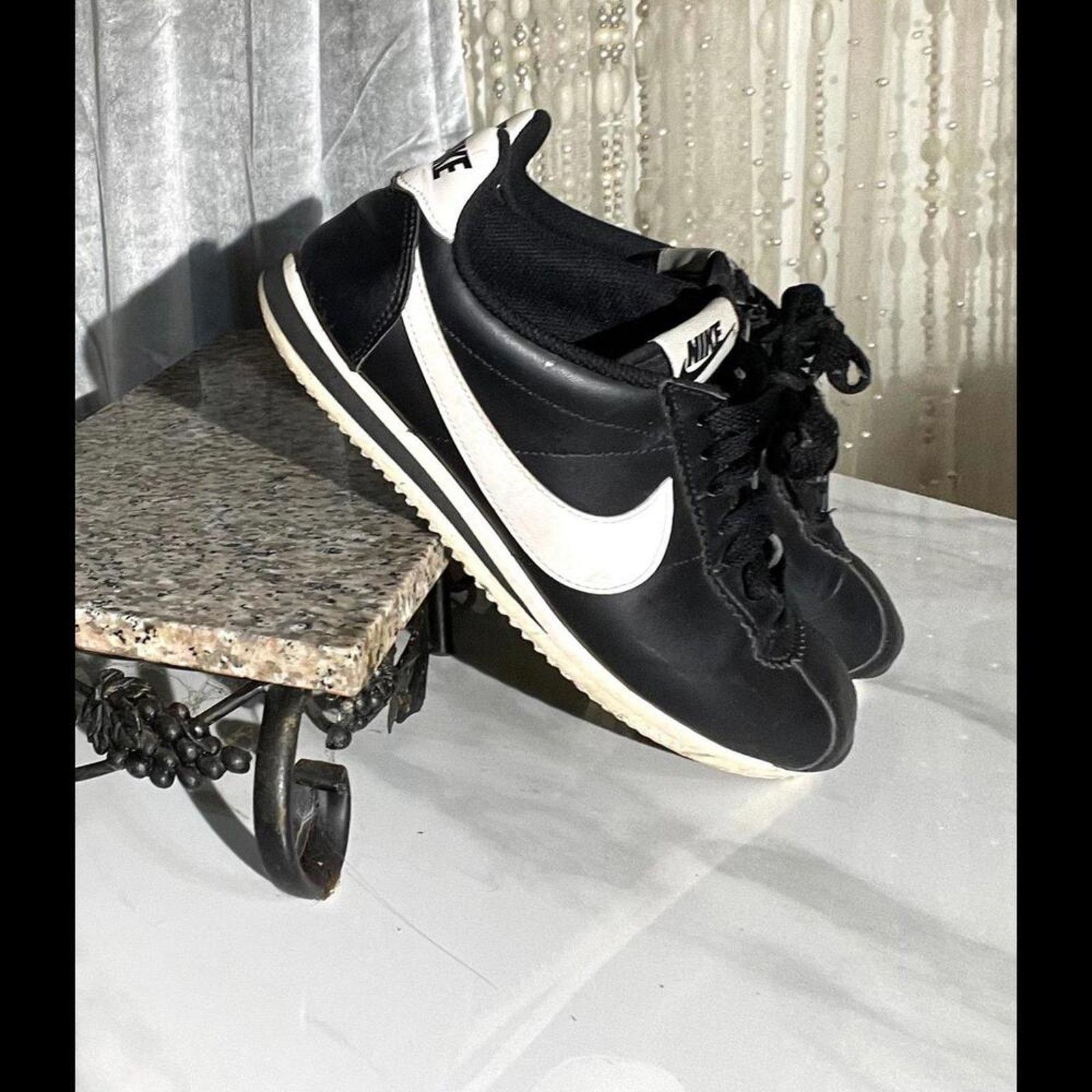 Nike Nike clasic black and white cortex Size US 7 / IT 37 - 1 Thumbnail