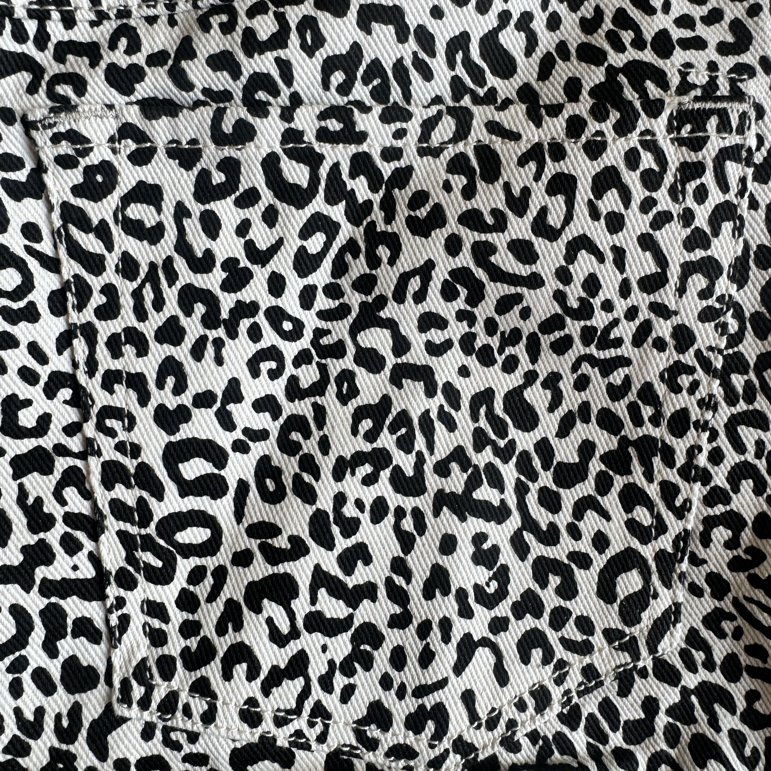 Pleasures Pleasures CRYSTAL CHEETAH DENIM PANT Size US 32 / EU 48 - 14 Thumbnail