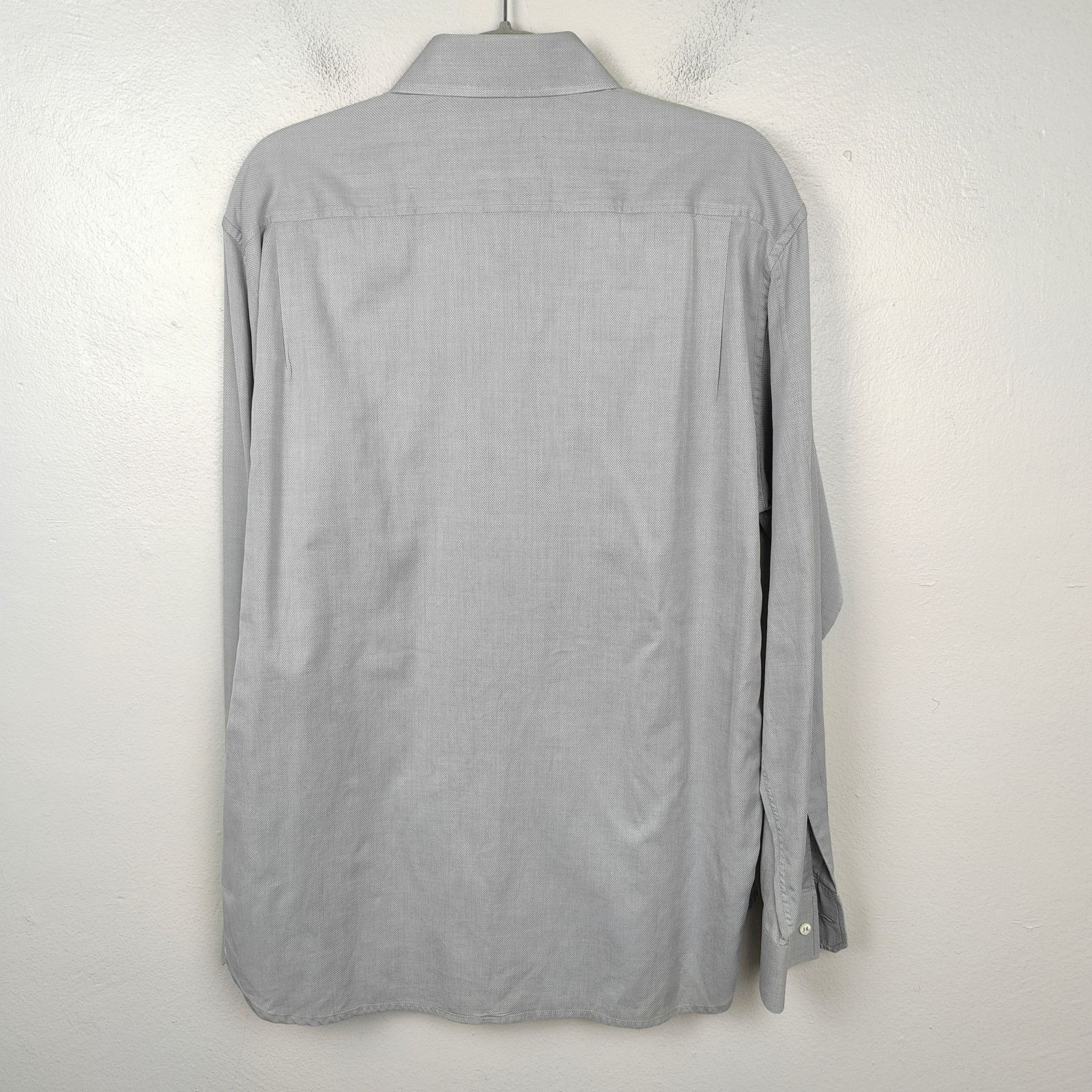 Yves Saint Laurent Yves Saint Laurent Dress Shirt Mens 40 15 3/4 Gray Brushed Size US M / EU 48-50 / 2 - 4 Thumbnail