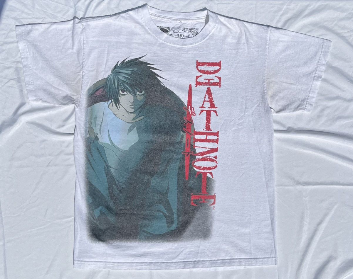 Anime Vintage 2000s Death Note Anime Tee Size US M / EU 48-50 / 2 - 1 Thumbnail