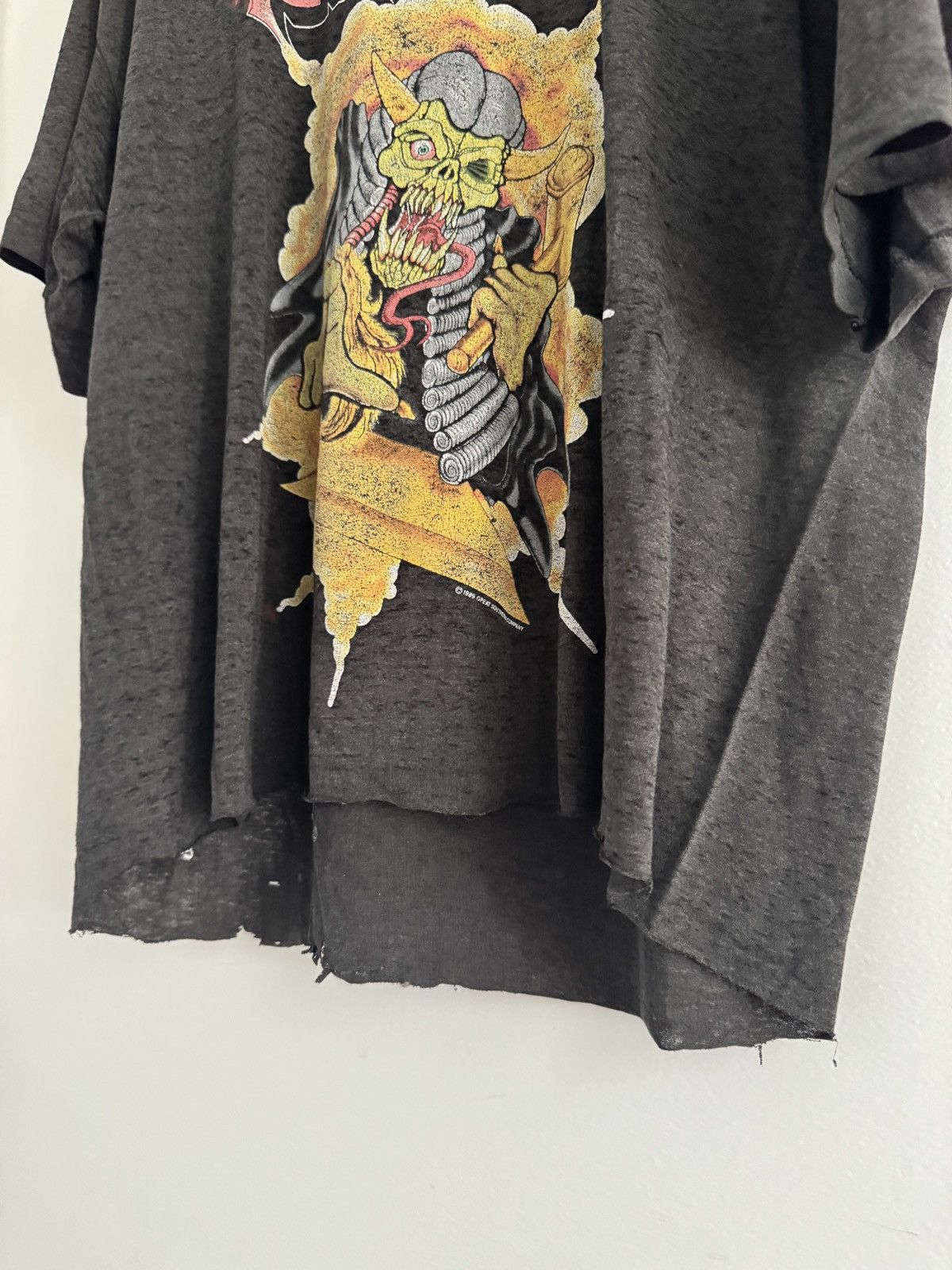 Band Tees *RARE* 1988 80s VINTAGE THRASHED TESTAMENT TRIAL BY FIRE Size US XL / EU 56 / 4 - 2 Thumbnail