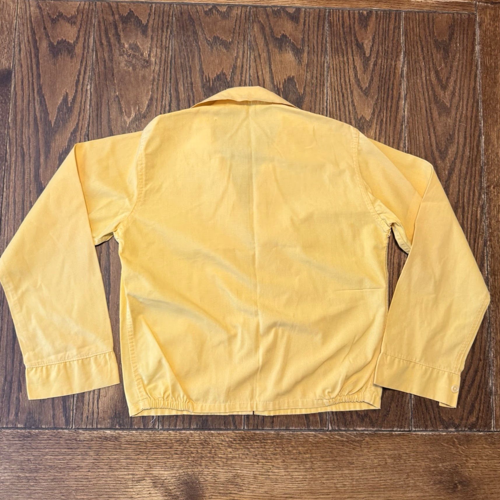 Vintage VINTAGE Dan River Redi Jac Jacket Women’s 12 Yellow Cotton Canvas Short Zip Casual 60’s Womens Size XL / US 12-14 / IT 48-50 - 7 Thumbnail