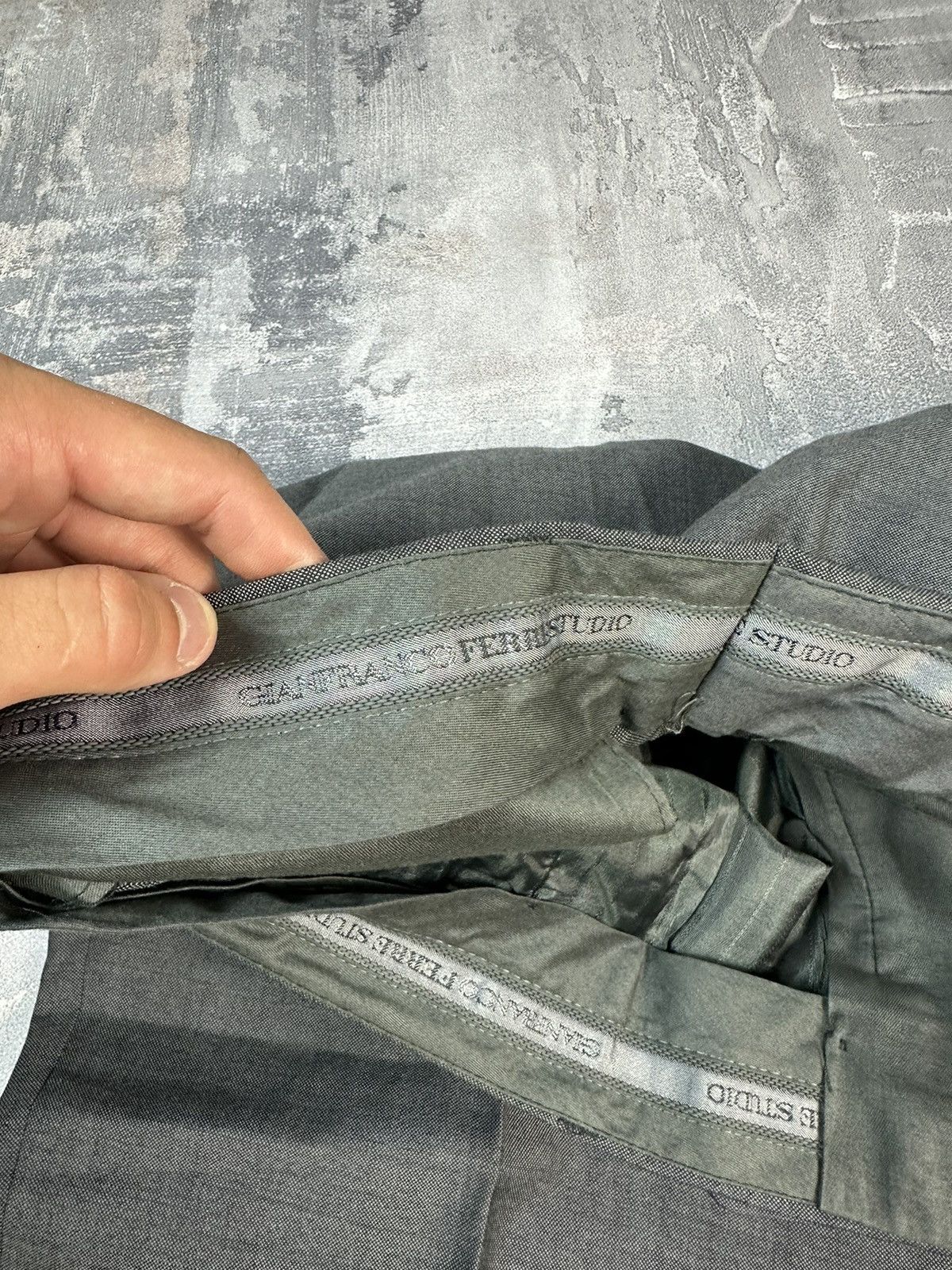 Ferre × Gianfranco Ferre × Vintage GianFranco Ferre Studio suit gray Size 50R - 16 Thumbnail
