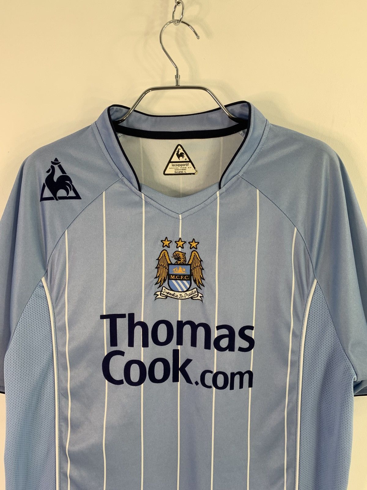 Le Coq Sportif Le Coq Sportif FC Manchester City 2007/08 Home Jersey L Size Size US L / EU 52-54 / 3 - 3 Thumbnail