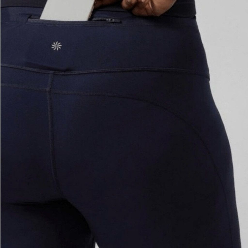 Athleta Athleta Accelerate 7/8 Tight Navy Leggings | EUC | Sz XS Size 25" / US 0 / IT 36 - 3 Thumbnail