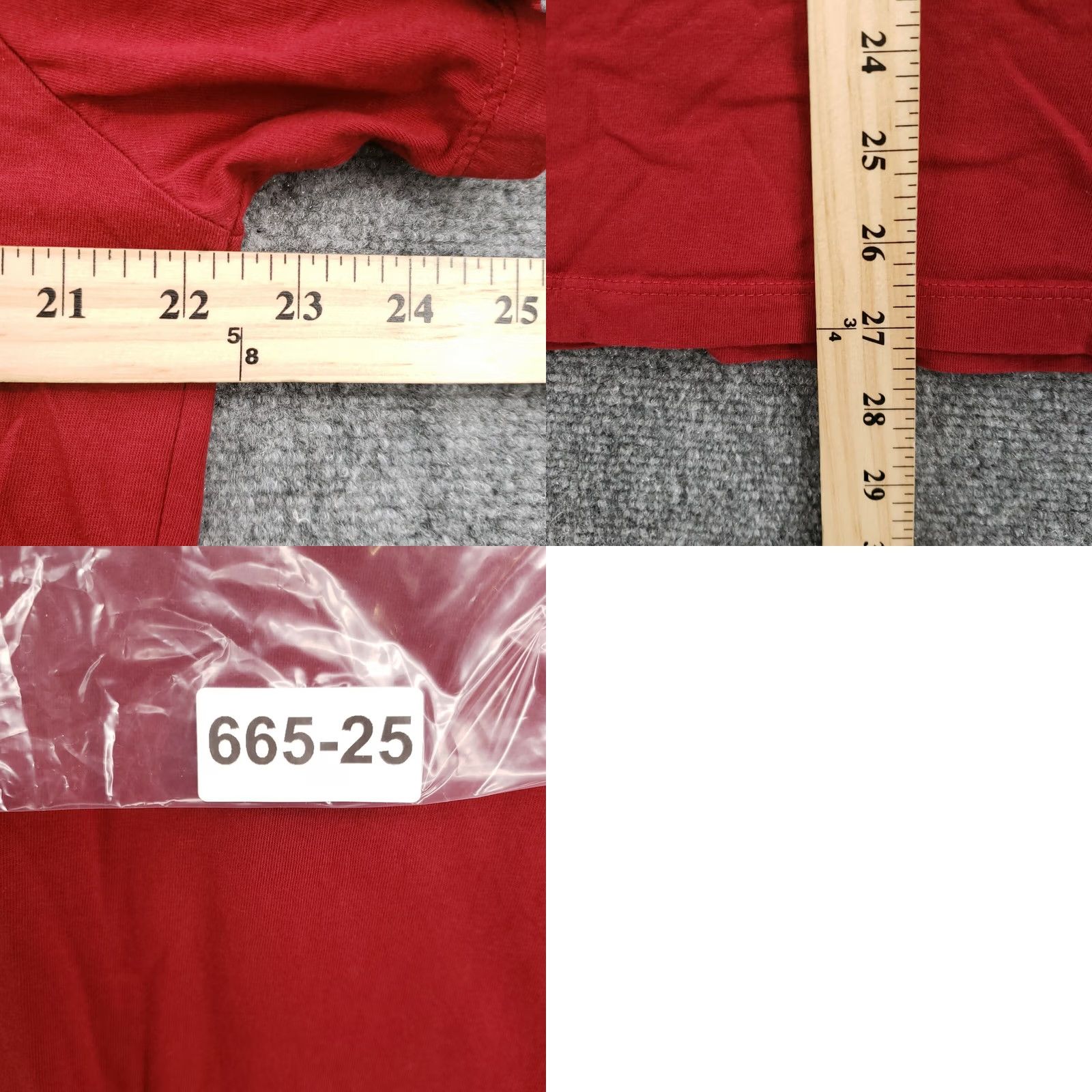 Vintage US Polo Assn. Shirt Mens L Red Basic Crew Neck Short Sleeves Cotton Size US L / EU 52-54 / 3 - 8 Thumbnail