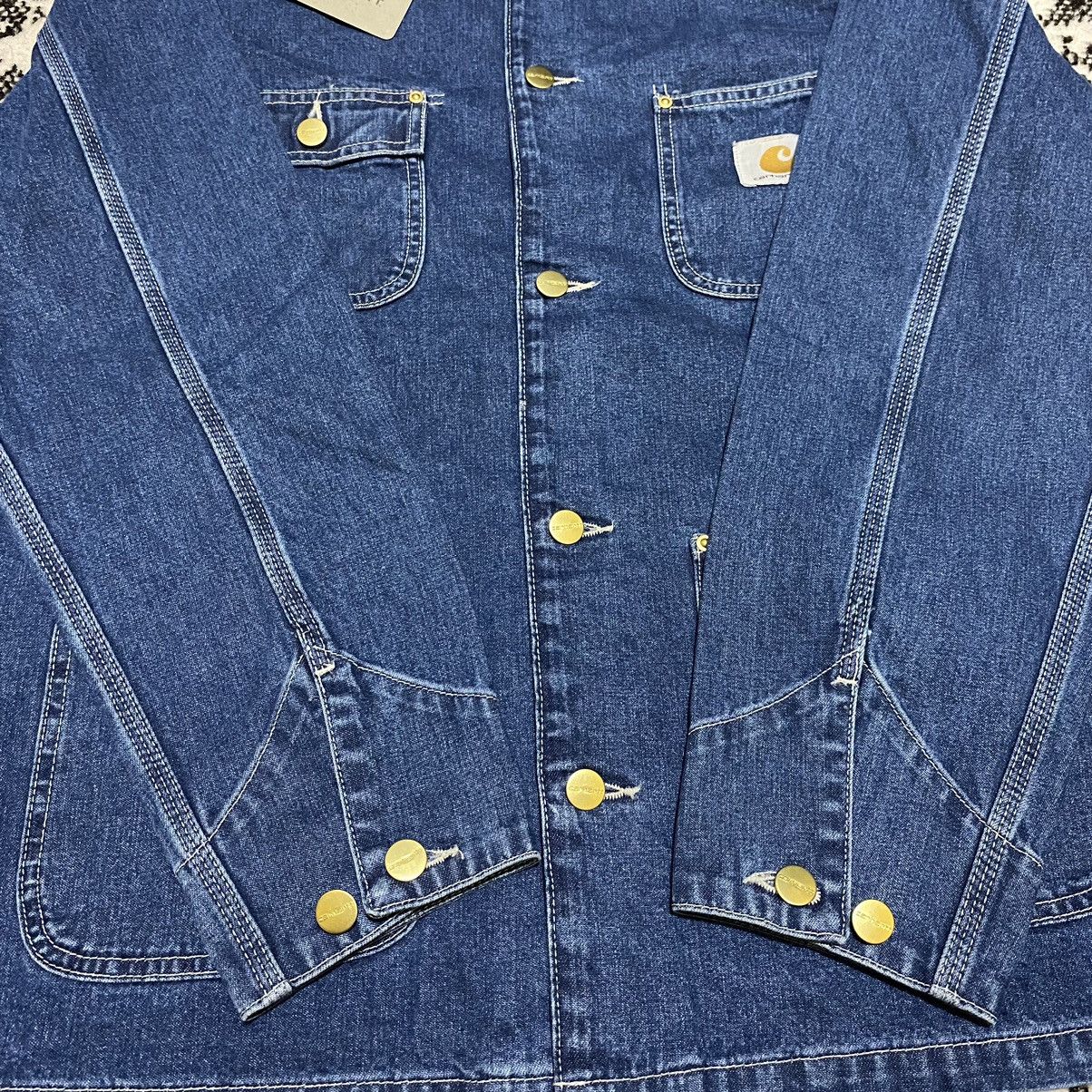 Carhartt × Carhartt Wip CARHARTT WIP OG CHORE COAT BLUE STONE WASHED Size US S / EU 44-46 / 1 - 5 Thumbnail
