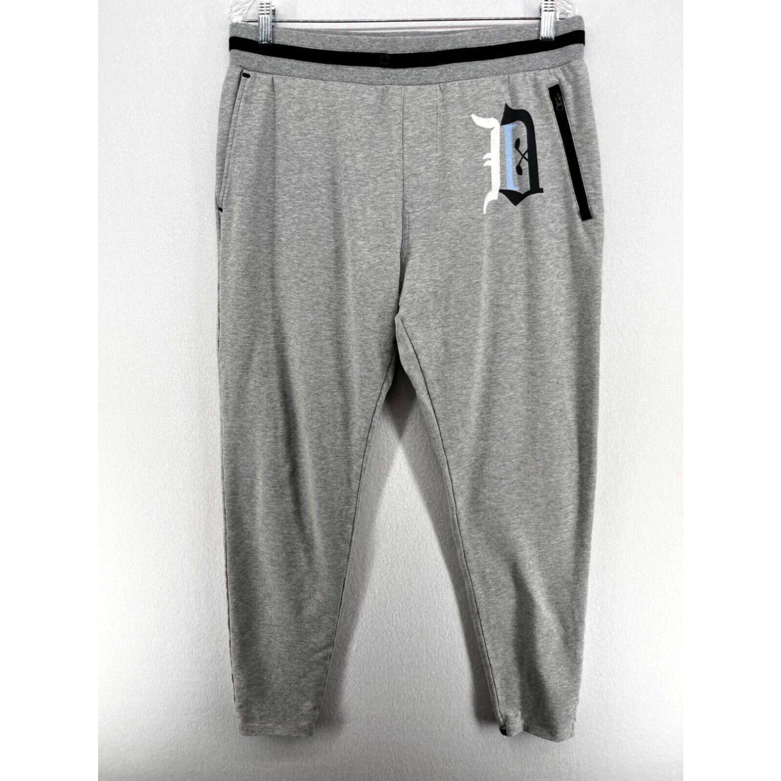 image of Vintage Greyson Pants Mens L Golf Jogger Terry Wolf Gray in White