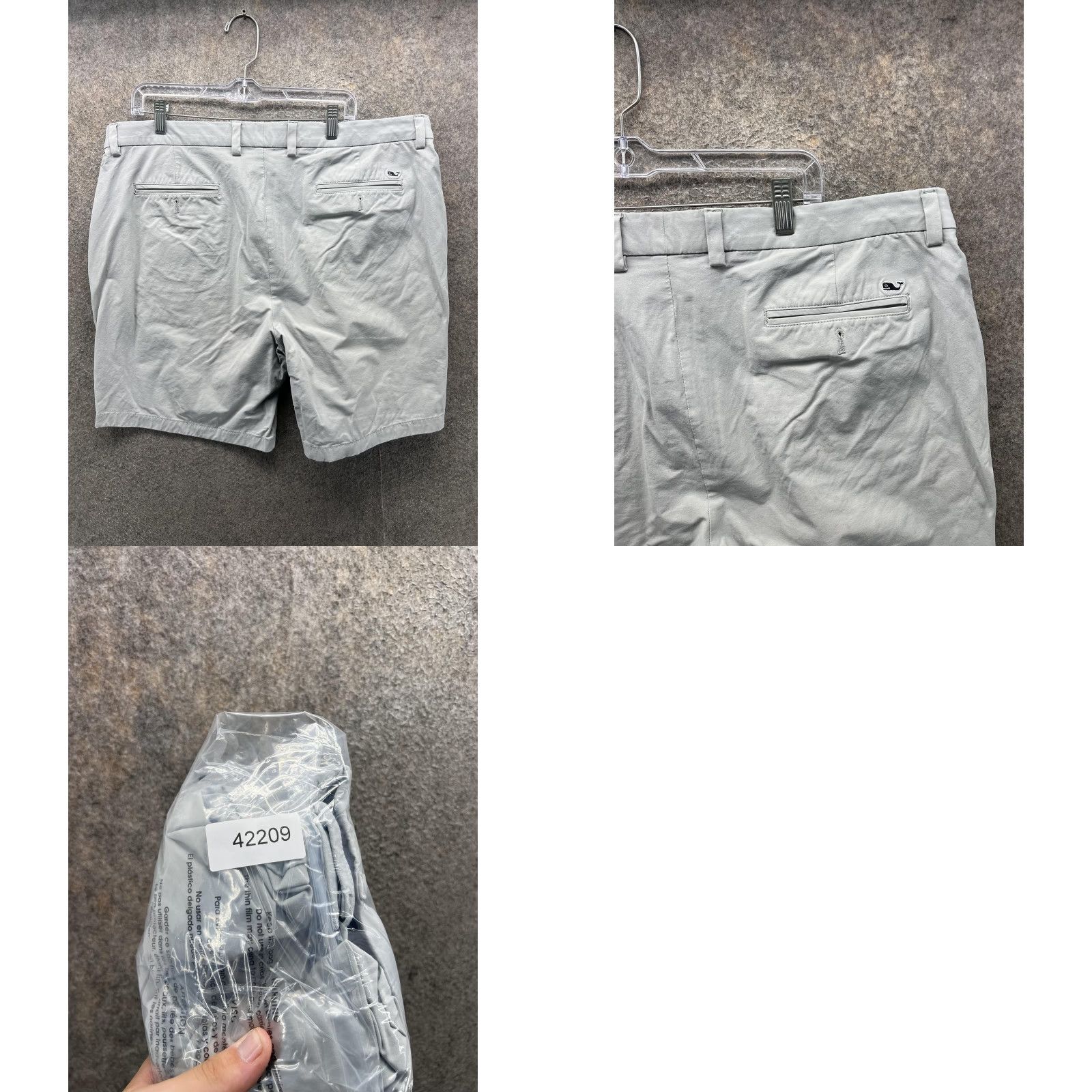 Vineyard Vines Vineyard Vines Shorts Mens 40 Gray Performance Chino Stretch 9 Inseam Casual Size US 40 / EU 56 - 8 Thumbnail