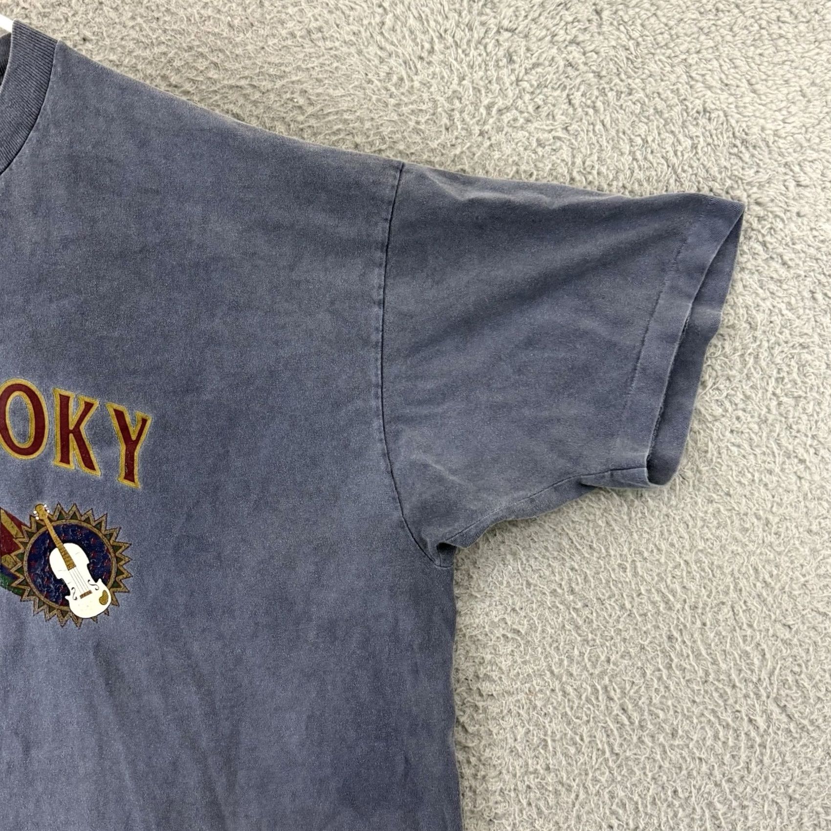Anvil VINTAGE Great Smoky Mountain Shirt Men’s XL Blue Short Sleeve 90s Nature Outdoor Anvil Logo T-Shirt Mens XL Blue 90s Vintage Shirt Size US XL / EU 56 / 4 - 5 Thumbnail