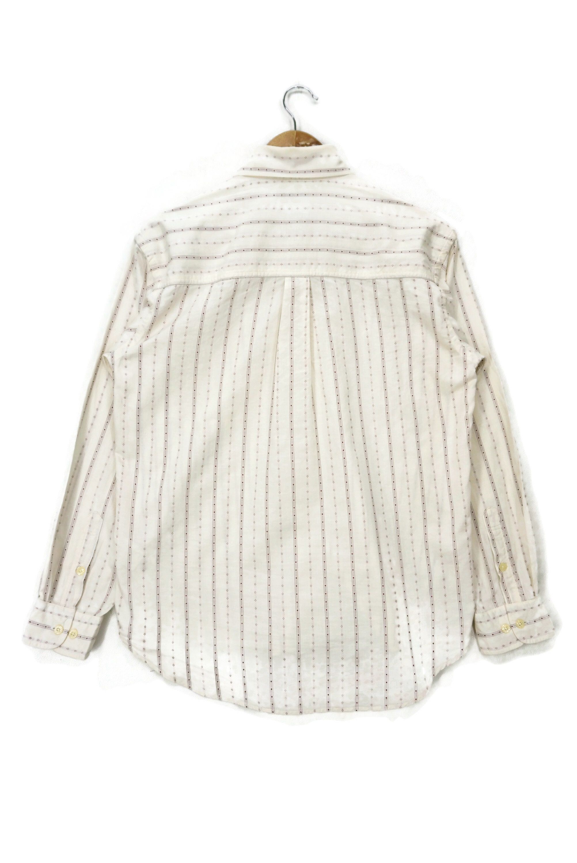 Japanese Brand Yukiko Hanai Homme Stripe Button Down Shirt Size M Size US M / EU 48-50 / 2 - 2 Thumbnail