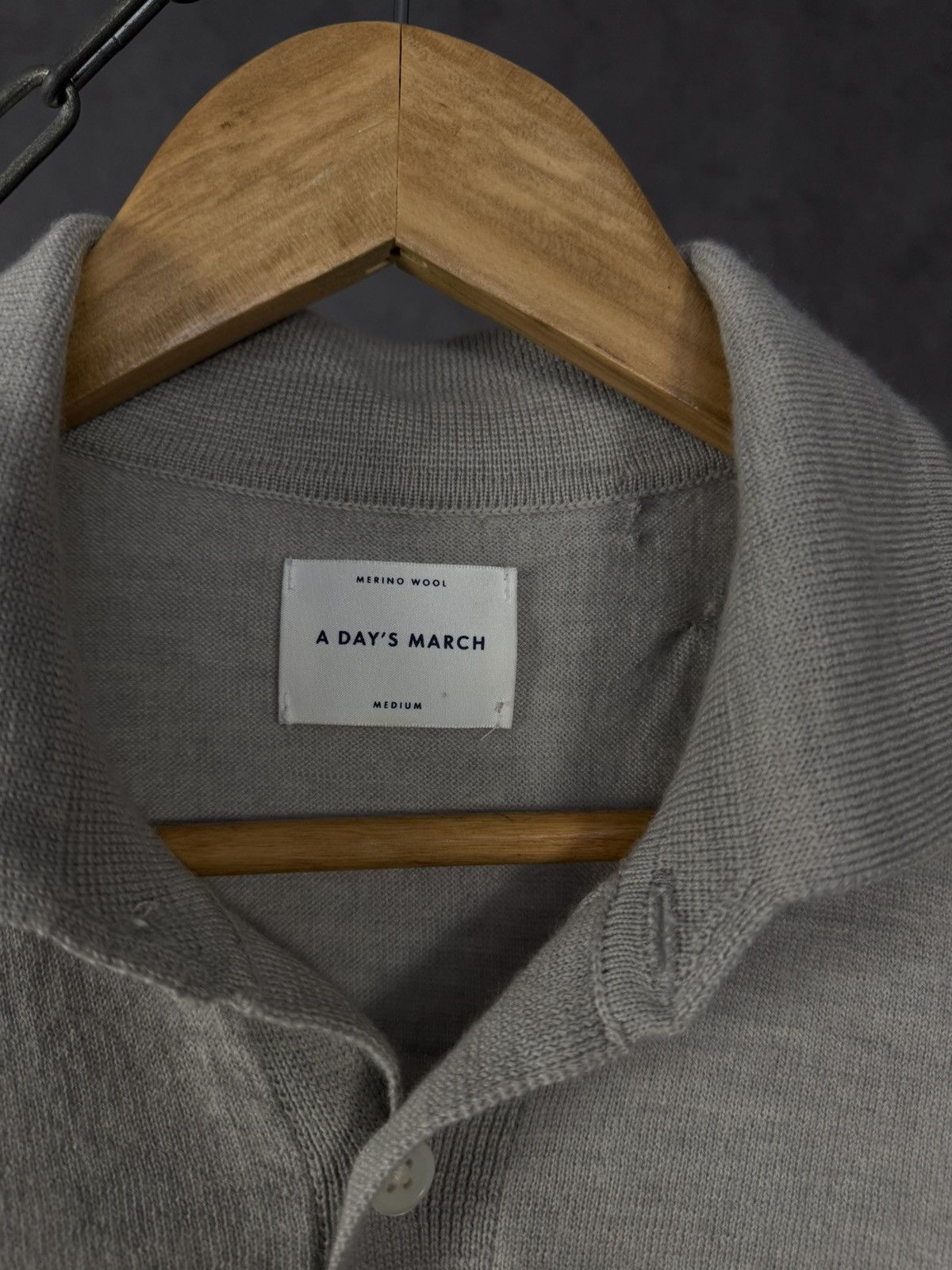 A Day's March A Day’s March wool designer polo tee Size US S / EU 44-46 / 1 - 3 Thumbnail