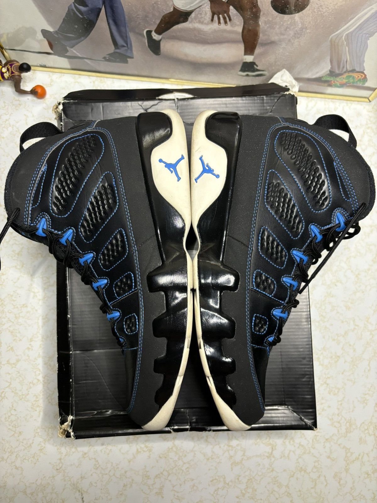 Jordan Brand Air Jordan 9 Retro photo blue Size US 10 / EU 43 - 4 Thumbnail