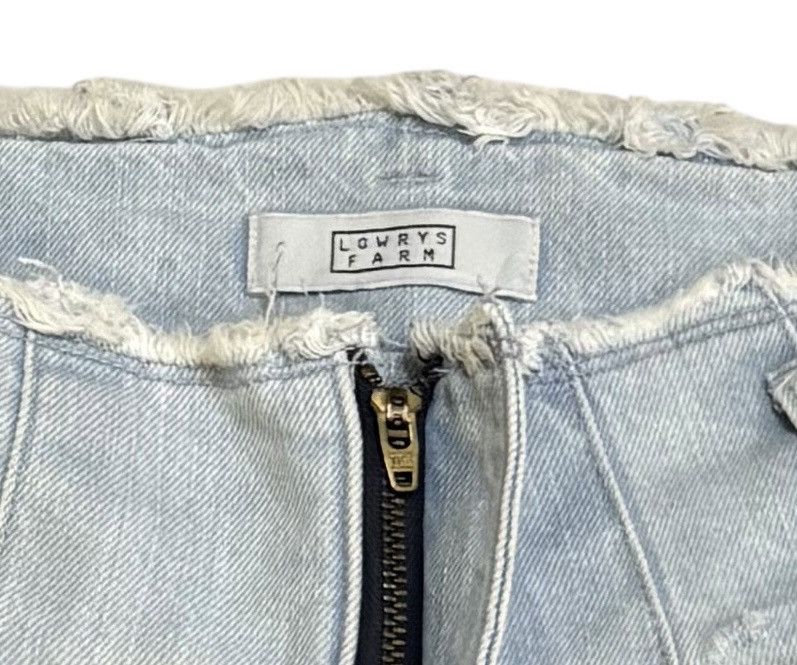 LOWRYS FARM Lowrys Farm Women Wide Leg Flared Denim Pants Size 26" / US 2 / IT 38 - 5 Thumbnail