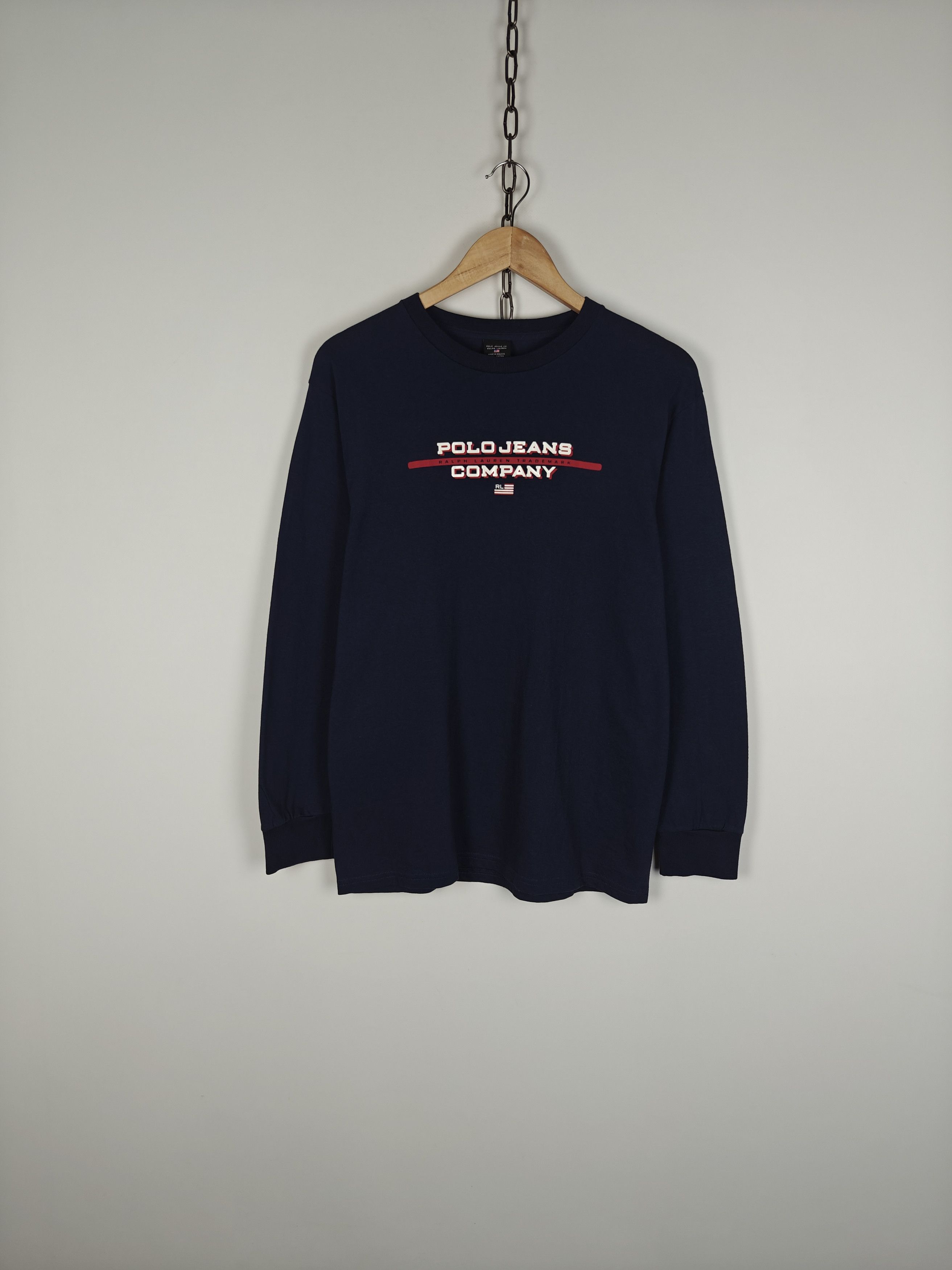 Polo Ralph Lauren Polo Jeans Ralph Lauren Longsleeve Pullover Logo M Size US M / EU 48-50 / 2 - 1 Thumbnail