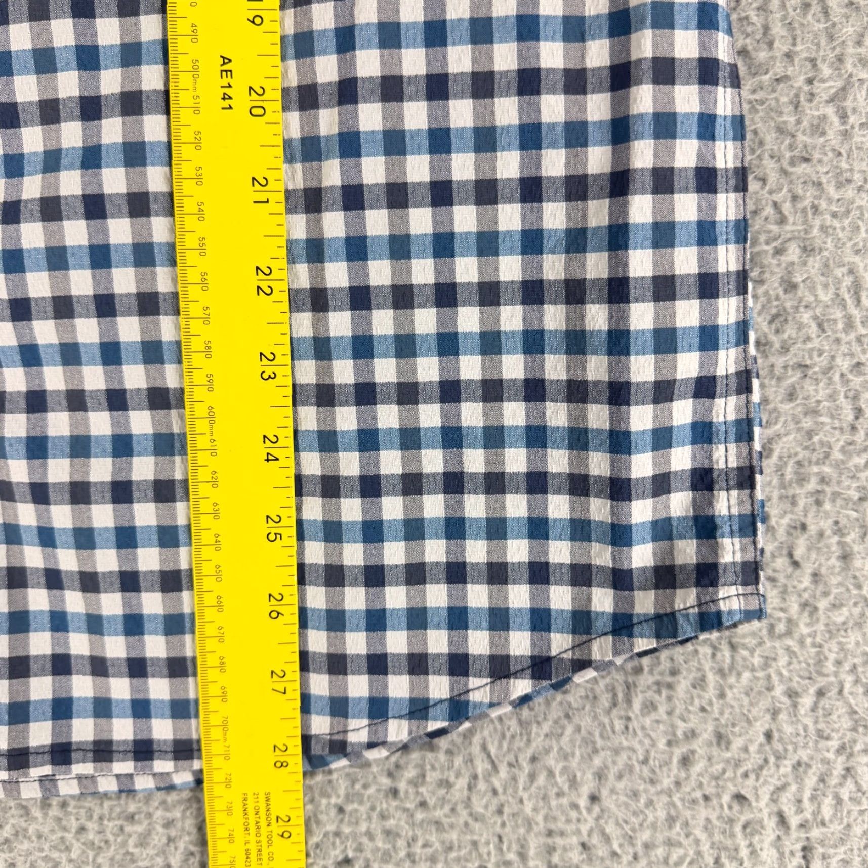 Outdoor Research Outdoor Research Wanderer Shirt Button-Up Mens Medium Blue Check Print Casual Size US M / EU 48-50 / 2 - 6 Thumbnail