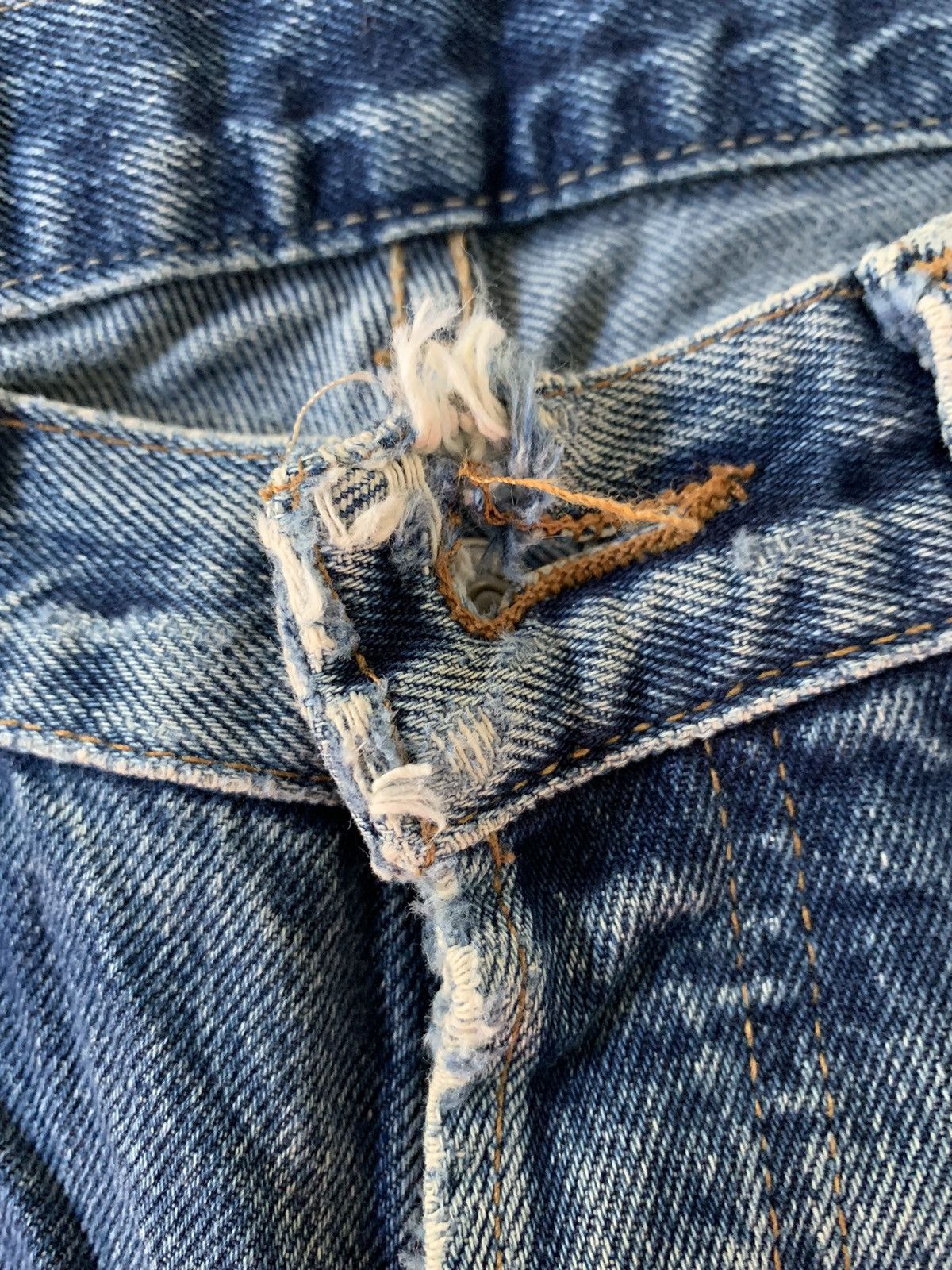 RRL Ralph Lauren Vintage Double RRL Ralph Lauren Made In Usa Distressed Denim Size US 30 / EU 46 - 18 Thumbnail