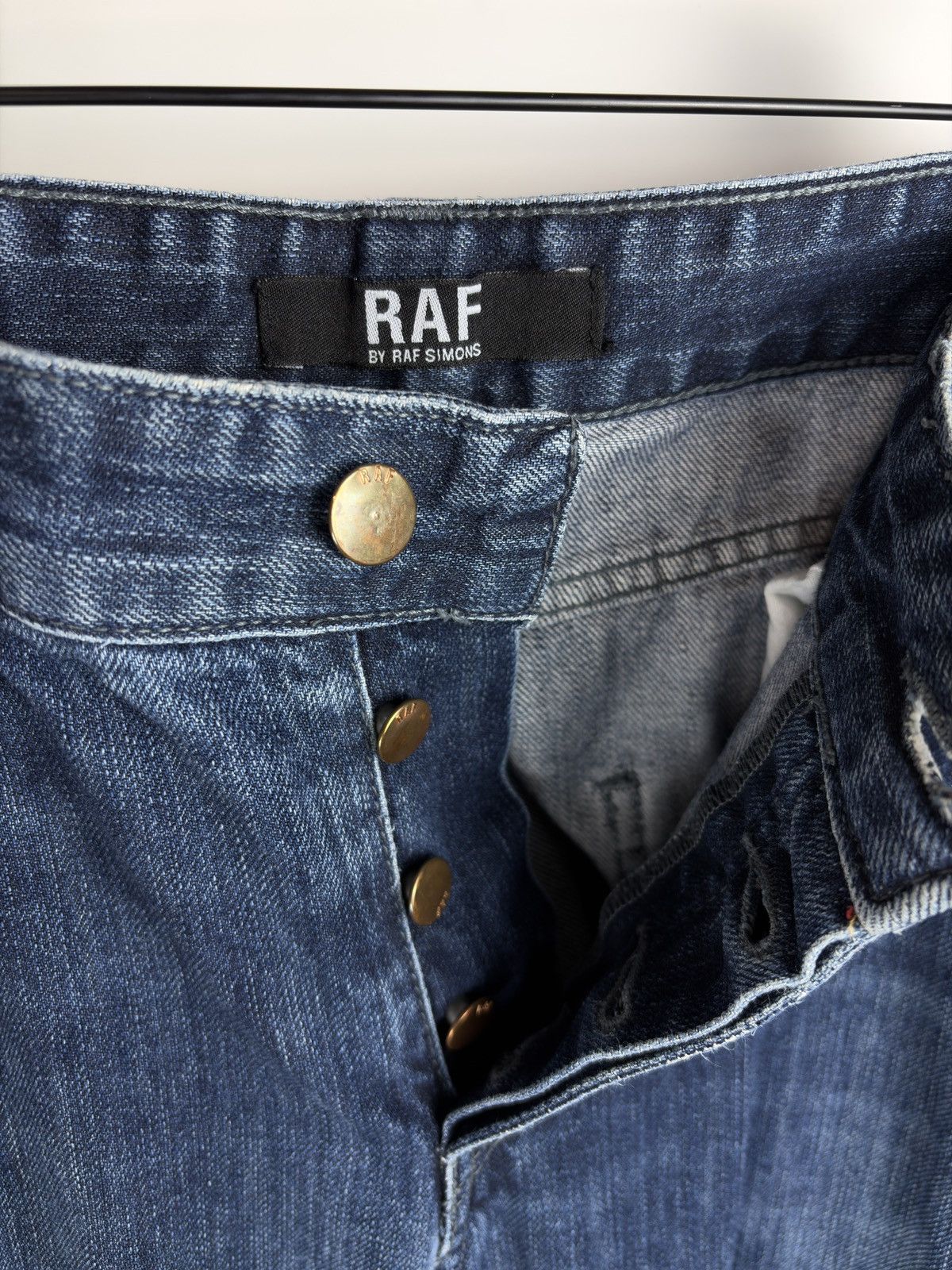 Raf Simons Raf By Raf Simons Faded Indigo Denim Jeans Size US 33 - 6 Thumbnail