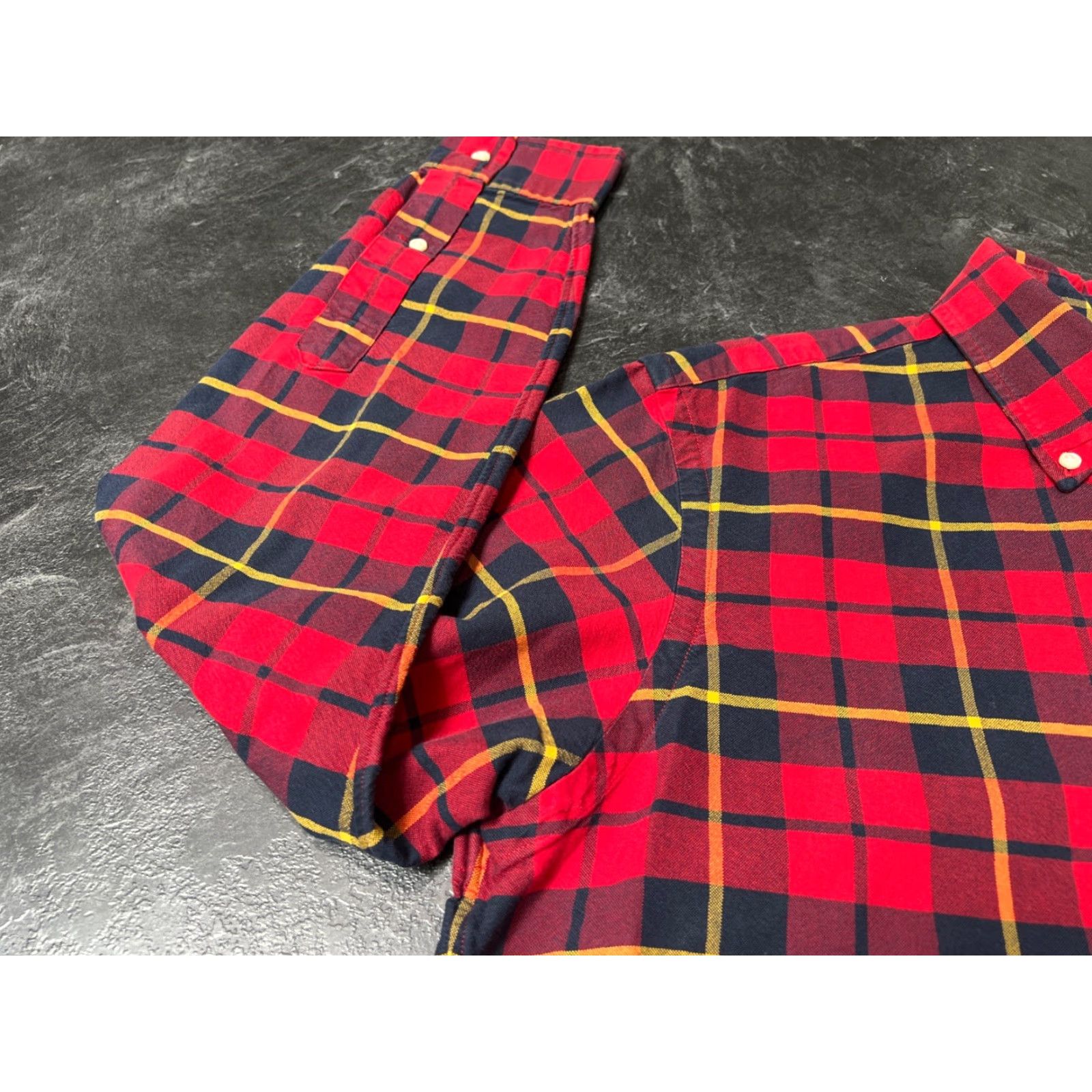 Polo Ralph Lauren Polo Ralph Lauren Men Regular Medium Red Plaid Long Sleeve Button-Up Shirt Size US M / EU 48-50 / 2 - 5 Thumbnail