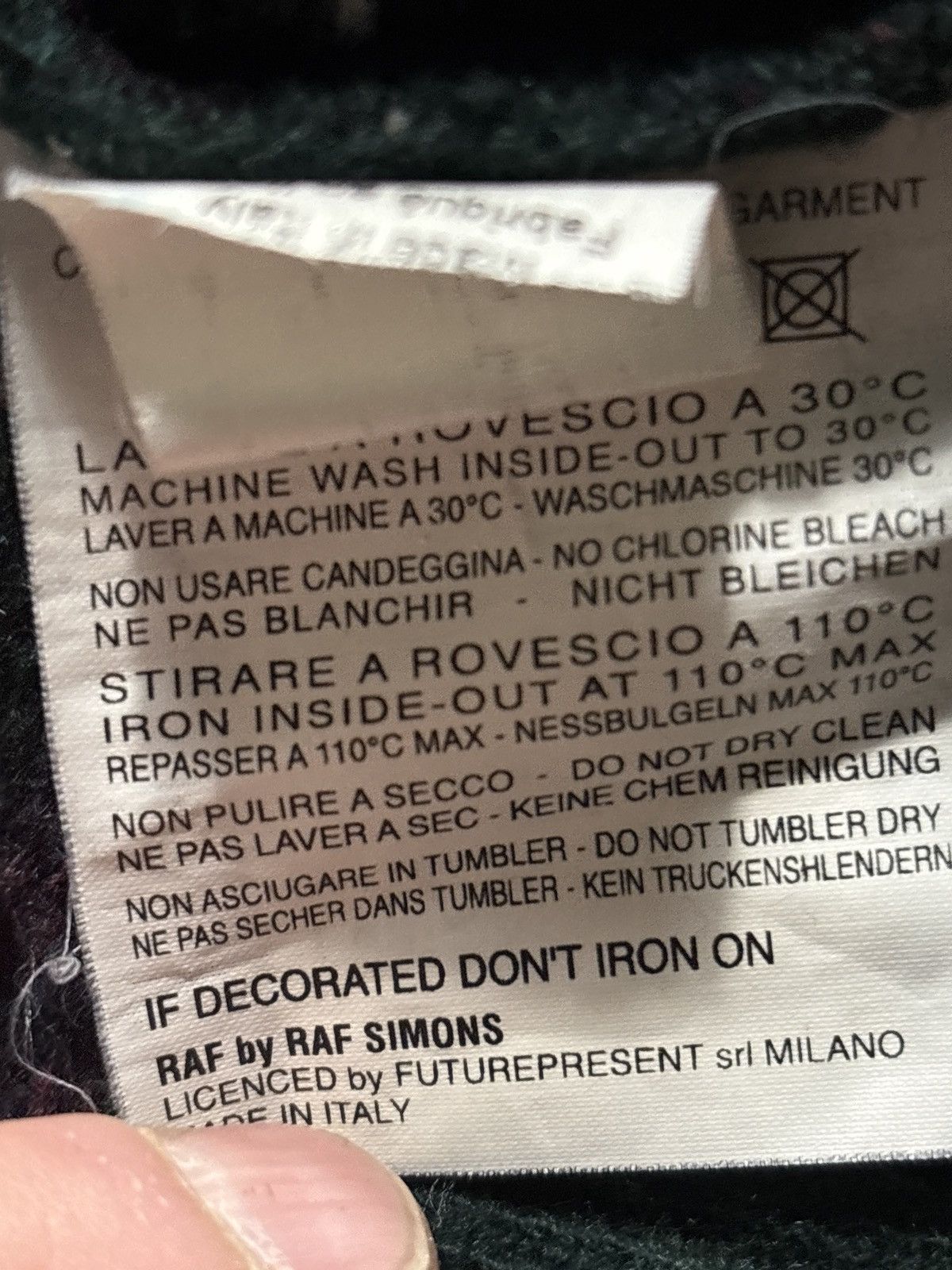Raf Simons RAF Simons “what we do is secret” sweater Size US L / EU 52-54 / 3 - 5 Thumbnail