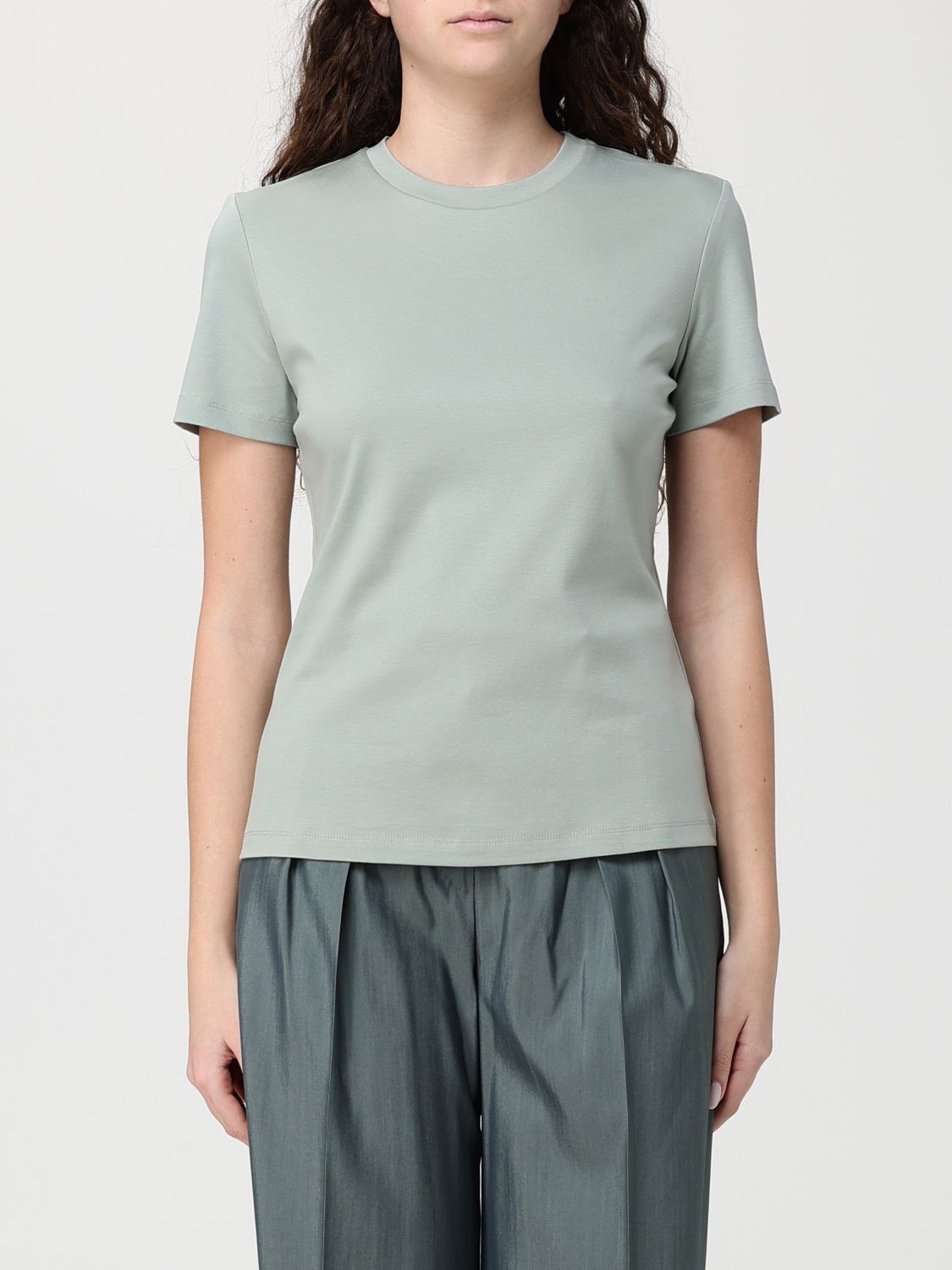 Max Mara Max Mara T-Shirt Woman Green Size S / US 4 / IT 40 - 1 Thumbnail