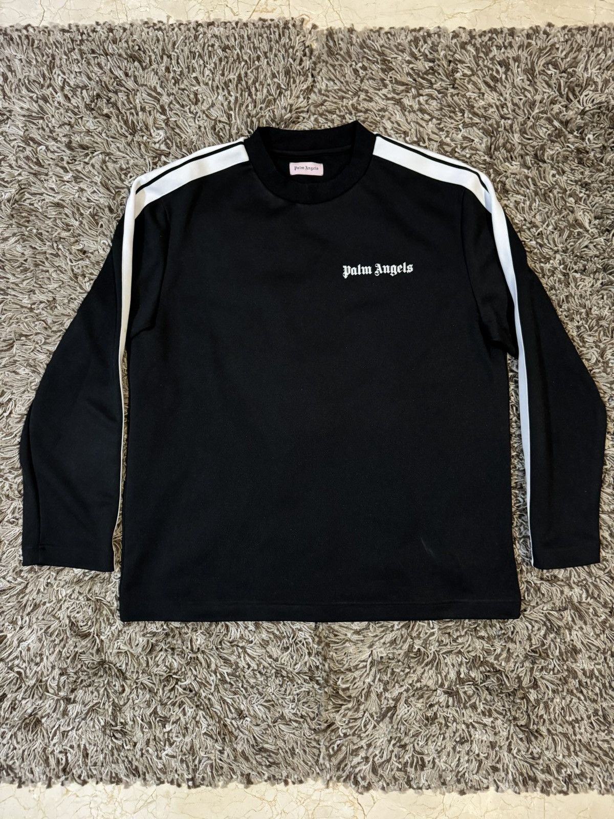 Palm Angels Palm Angels Black Track Sweatshirt Size US M / EU 48-50 / 2 - 1 Thumbnail
