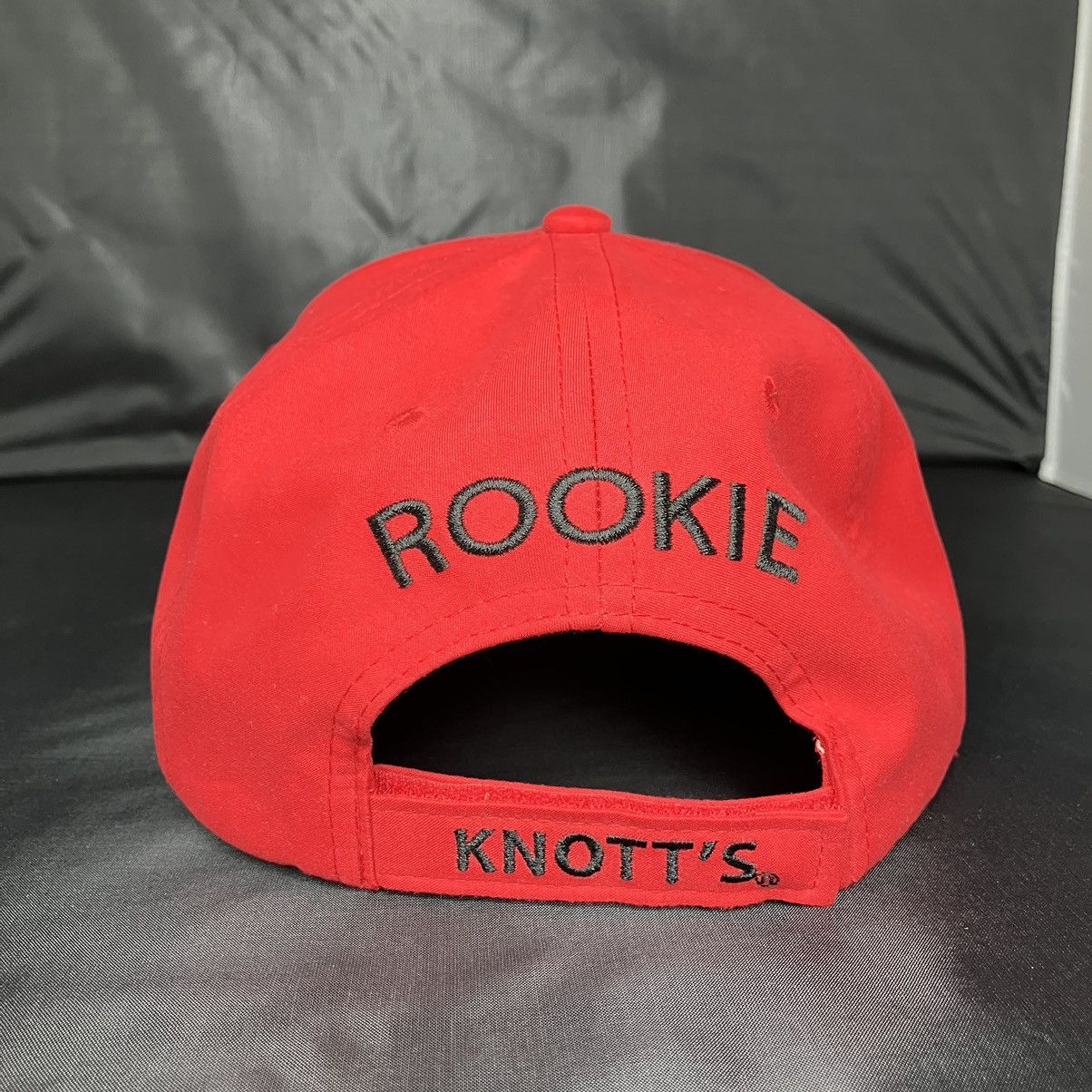 Vintage Knotts Scary Farm Rookie Dad Hat OSFA Red Size ONE SIZE - 6 Thumbnail