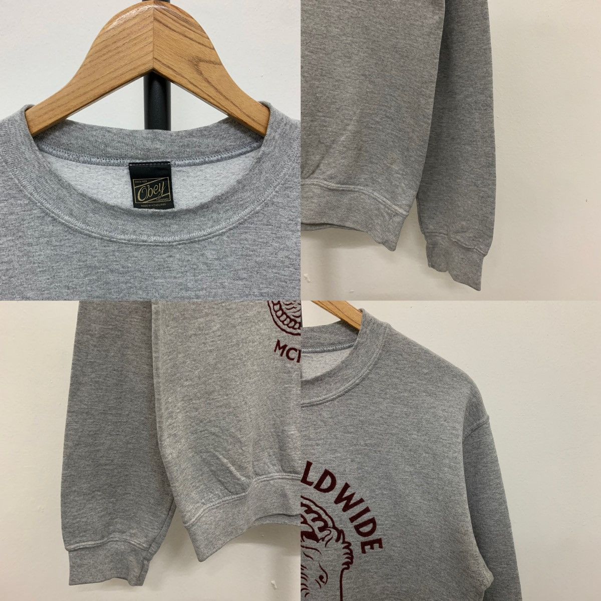 Obey Obey Worlwide Sweatshirt Size US S / EU 44-46 / 1 - 4 Thumbnail