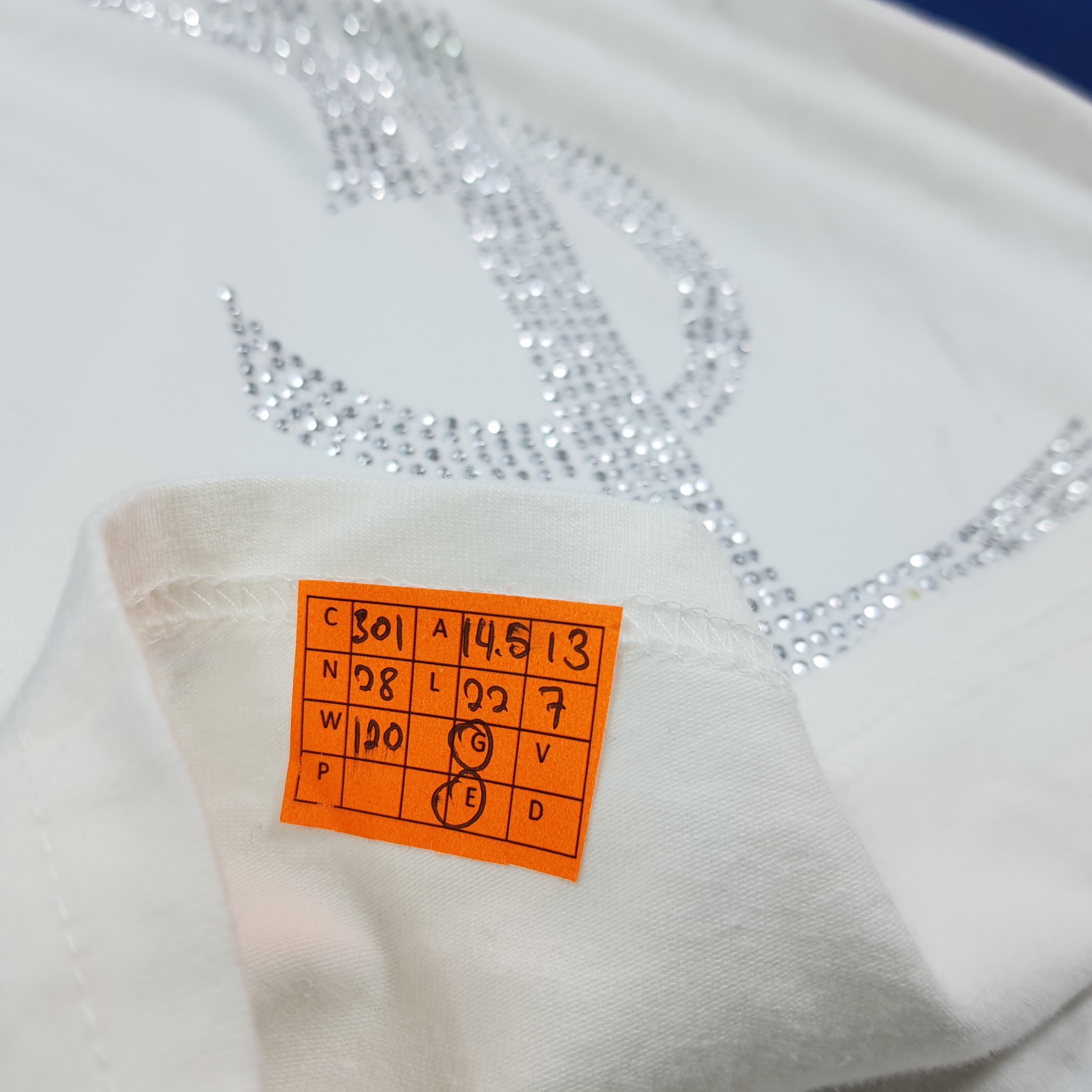 Yves Saint Laurent Vintage YSL Rive Gauche Studded Logo Shirt C301N28 Size US XXS / EU 40 - 8 Thumbnail