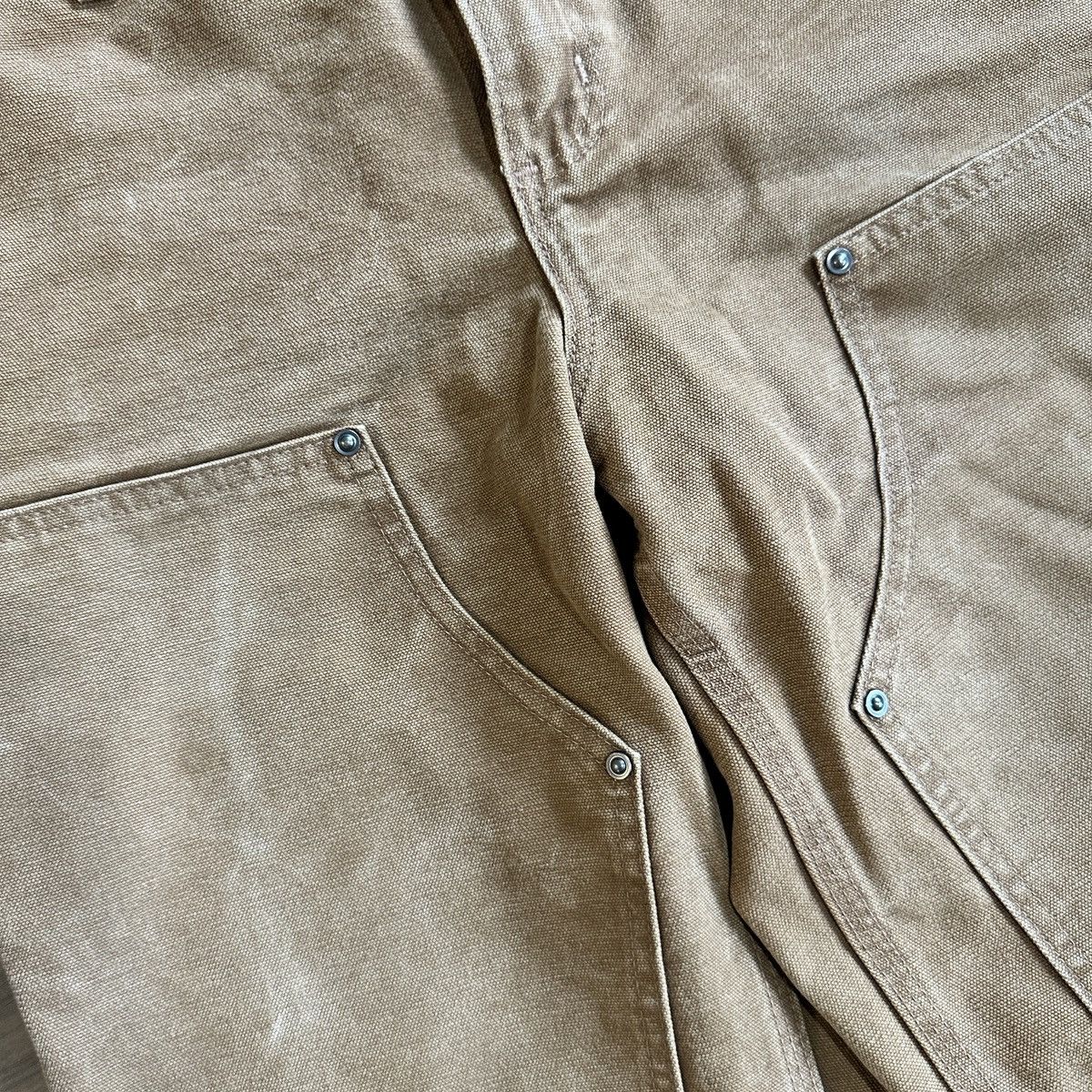 Carhartt × Vintage Carhartt Double Knee Tan Workpants Size 8 32” x 29.5” Size 32" / US 10 / IT 46 - 6 Thumbnail