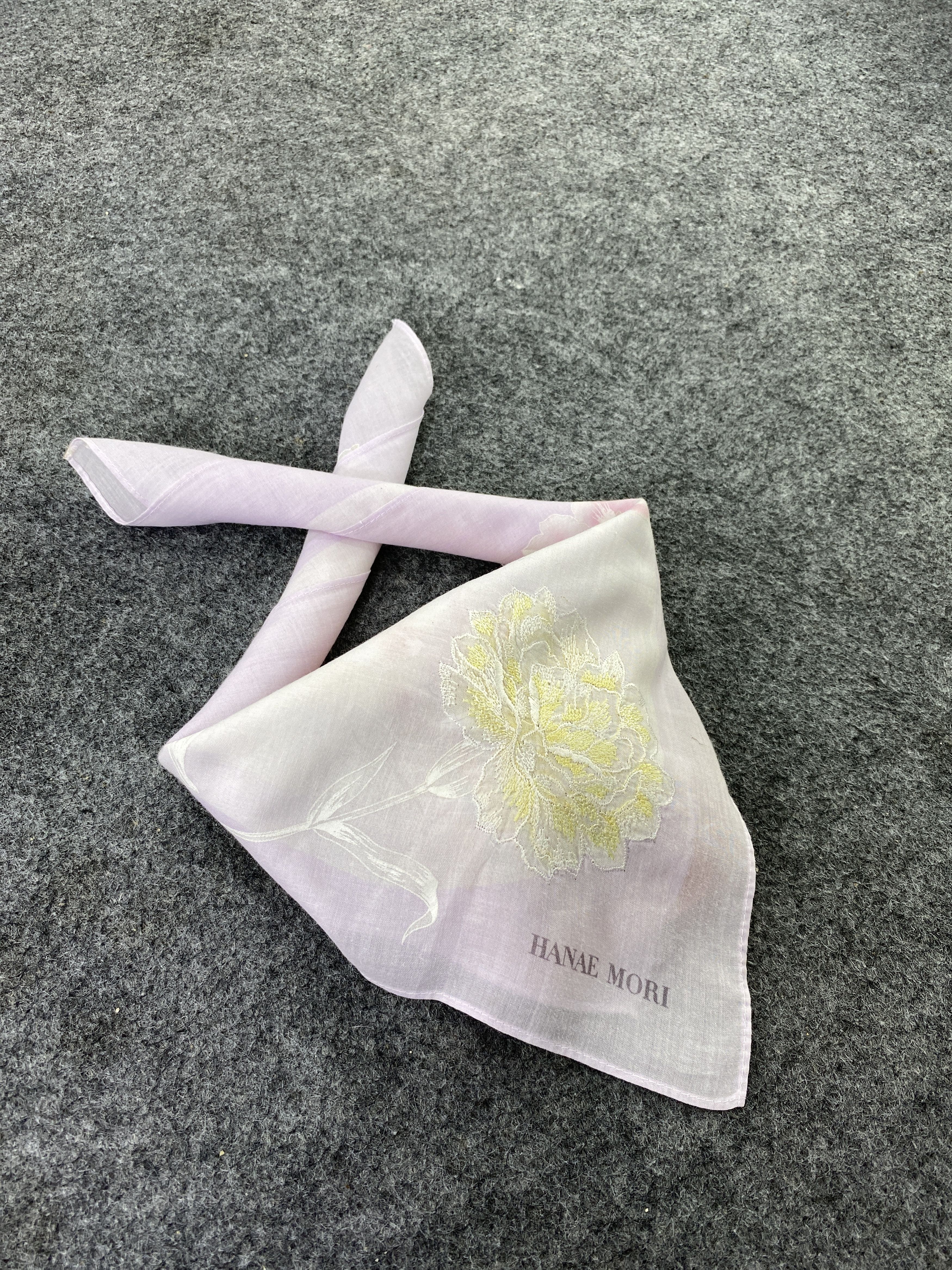 Hanae Mori Hanae Mori Handkerchief / Bandana / Neckerchief-B285 Size ONE SIZE - 1 Thumbnail