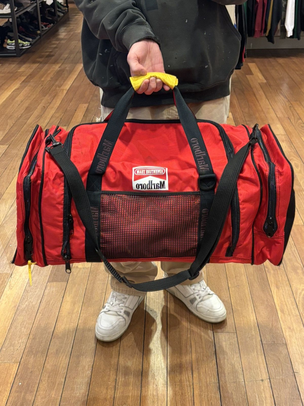 Marlboro Adventure Team Marlboro Adventure Team Duffle Bag - Red Size ONE SIZE - 3 Thumbnail
