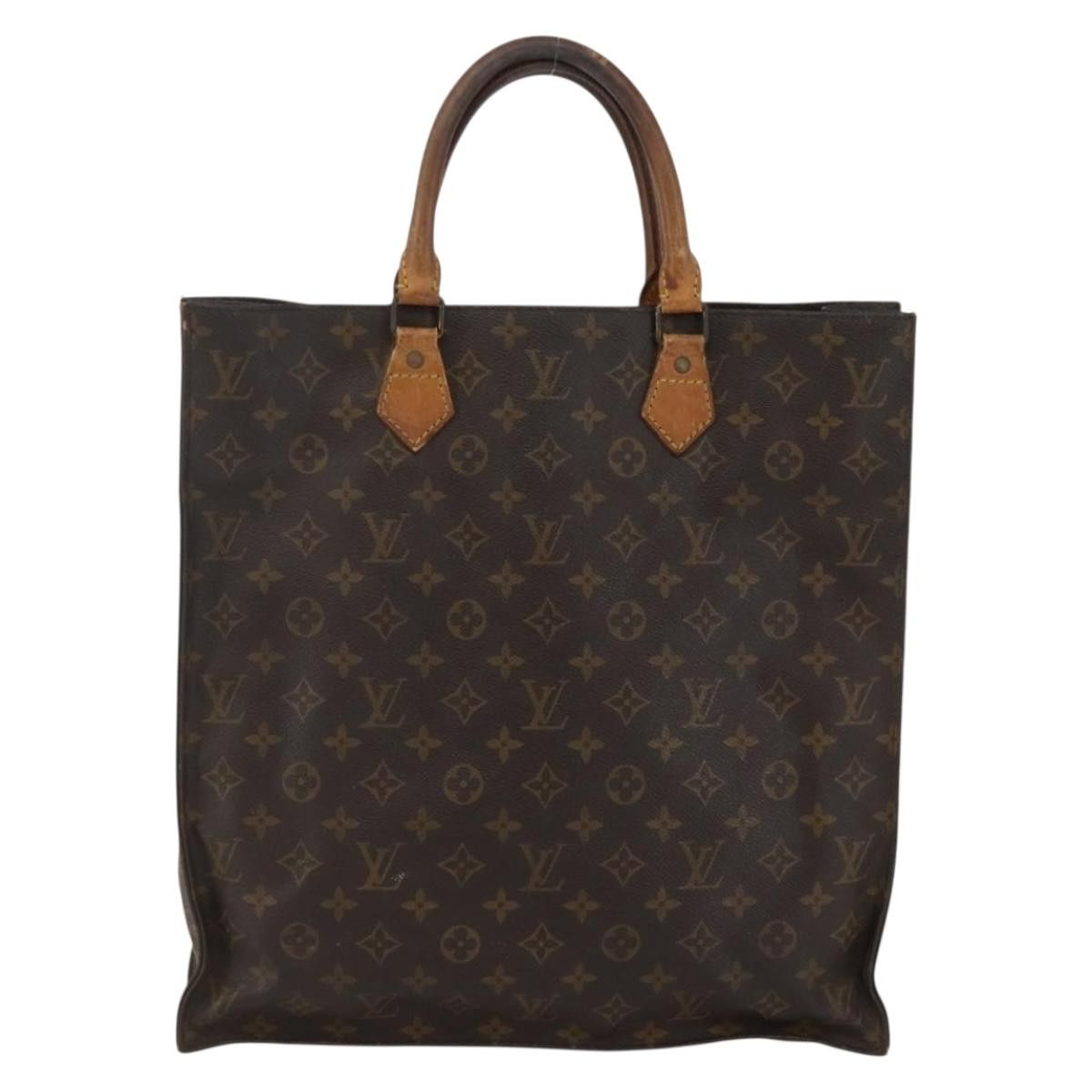 Louis Vuitton LOUIS VUITTON Monogram Sac Plat Hand Bag M51140 Size ONE SIZE - 2 Thumbnail