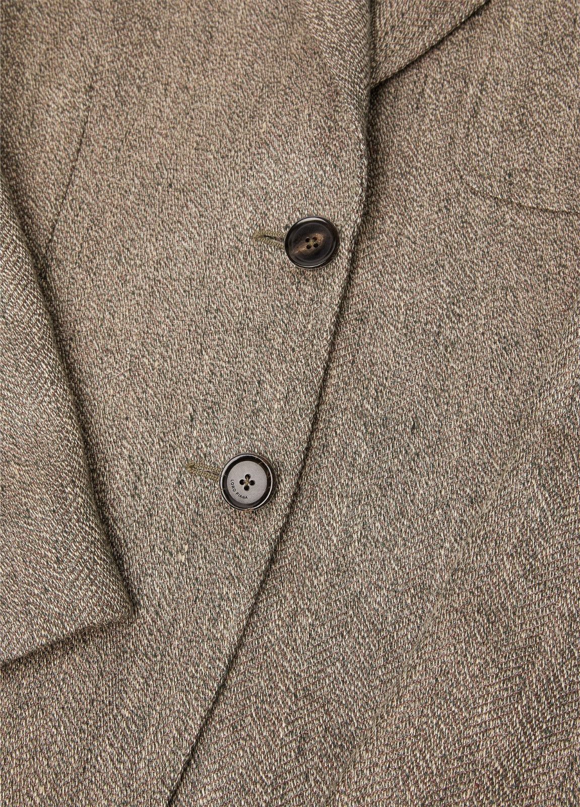 Loro Piana o1srvl11e0526 FAP2796 Eleanor Blazer in Brown/Tan Size S / US 4 / IT 40 - 7 Thumbnail