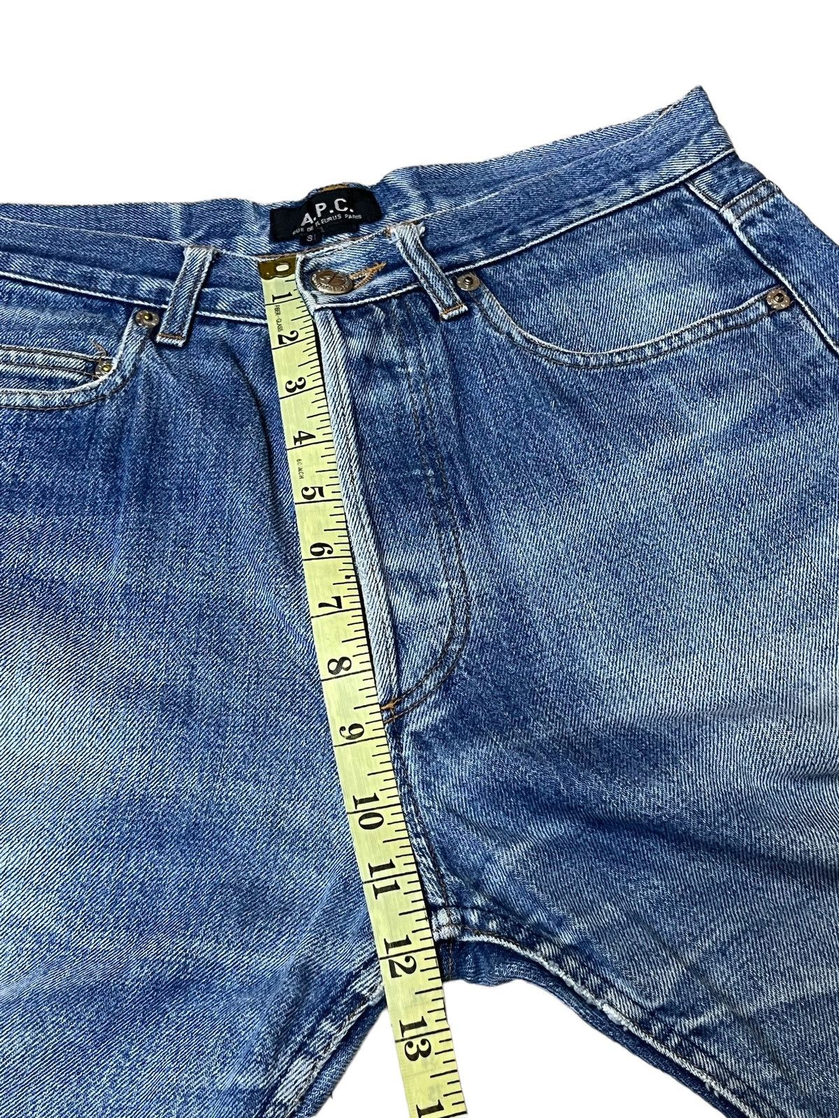 A.P.C. RIP🔥A.P.C RUE DE FLEURUS DISTRESSED SELVEDGE JEANS Size US 29 - 22 Thumbnail