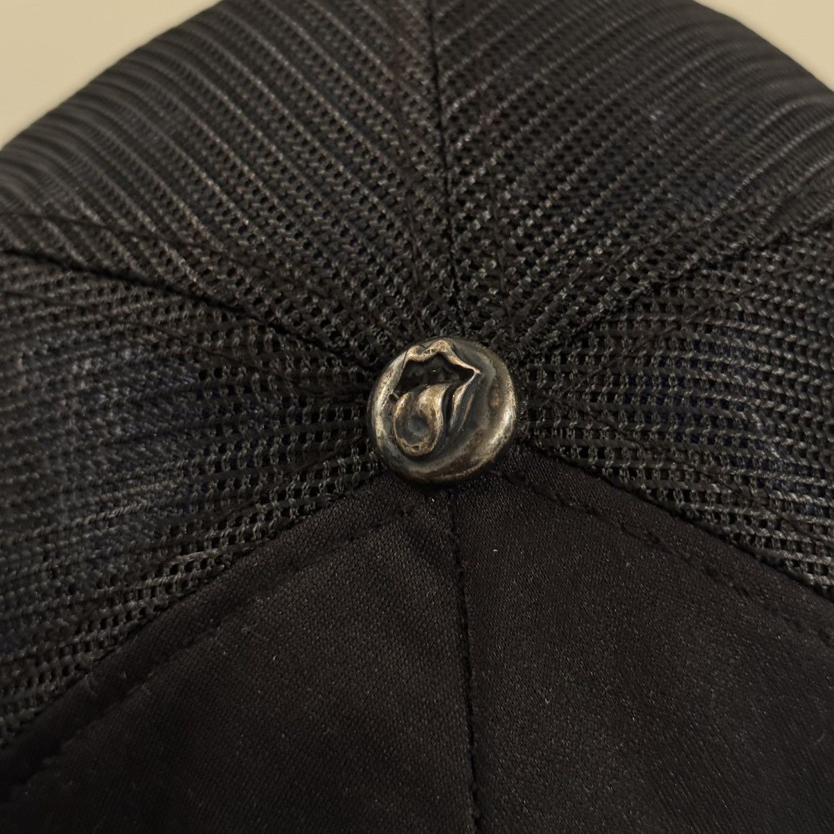 Chrome Hearts Chrome Hearts Rolling Stones Leather Patch Trucker Hat Size ONE SIZE - 2 Thumbnail