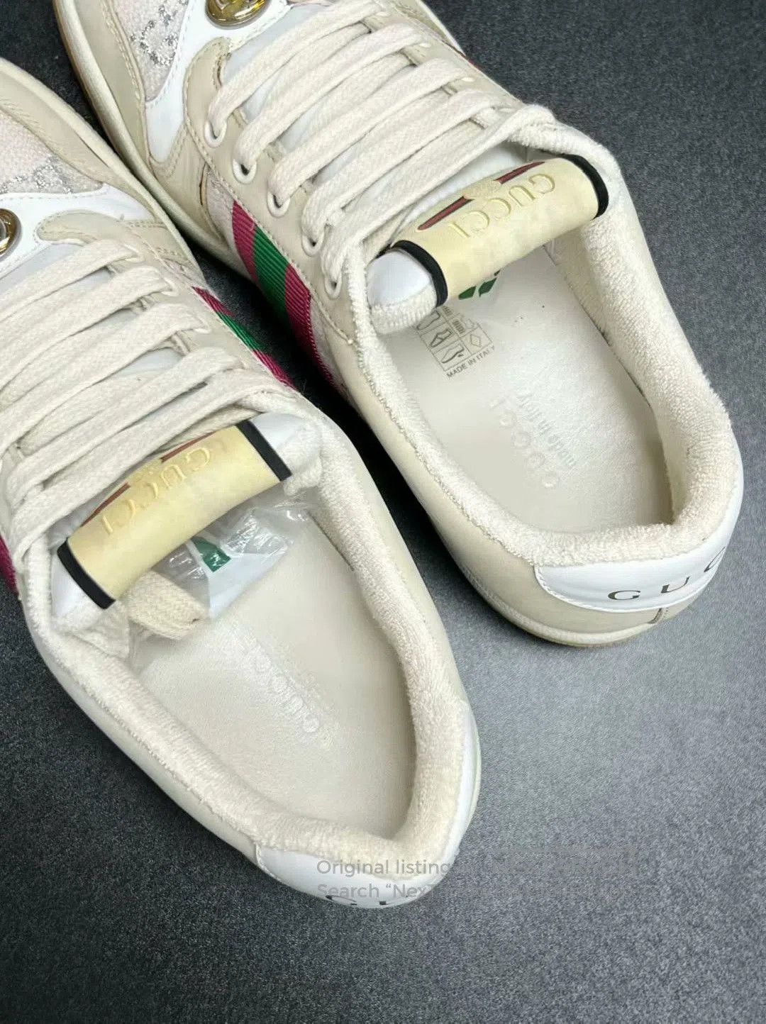 Gucci gucci screener sneakers in beige color. Size US 6.5 / EU 39-40 - 4 Thumbnail