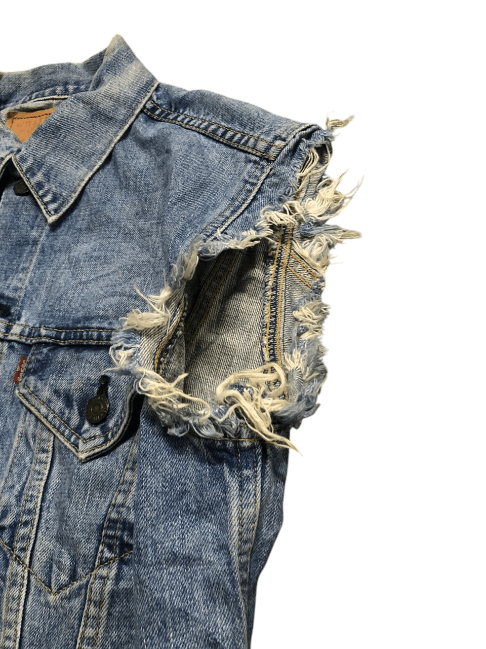 Levi's × Levi's Vintage Clothing Vintage Levi's Lot 557 BigE Custom Sleeveless Jacket Size40 Size US M / EU 48-50 / 2 - 5 Thumbnail