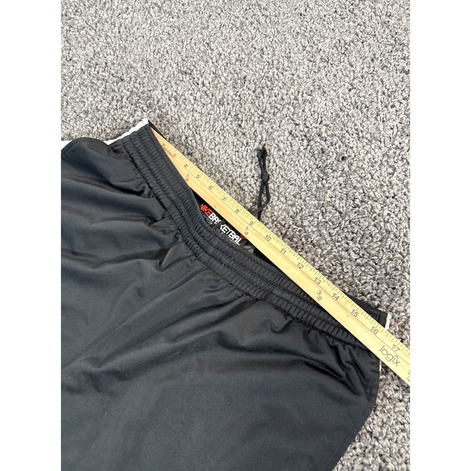 Nike VINTAGE Nike Track Pants Mens 2XL Black Stripe Swoosh Baggy Ankle Zip 90s Size US 39 - 4 Thumbnail