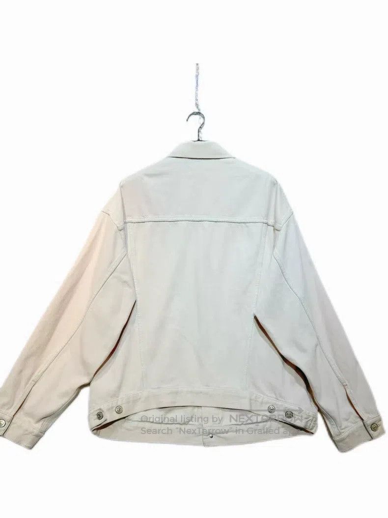 Balenciaga Balenciaga Beige Denim Jacket Size US XS / EU 42 / 0 - 2 Thumbnail