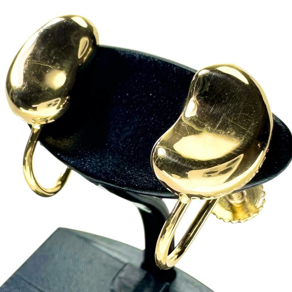 Tiffany & Co. Tiffany&Co. Bean Design Au750 Earrings Precious Metal Earrings DUTY FREE for USA