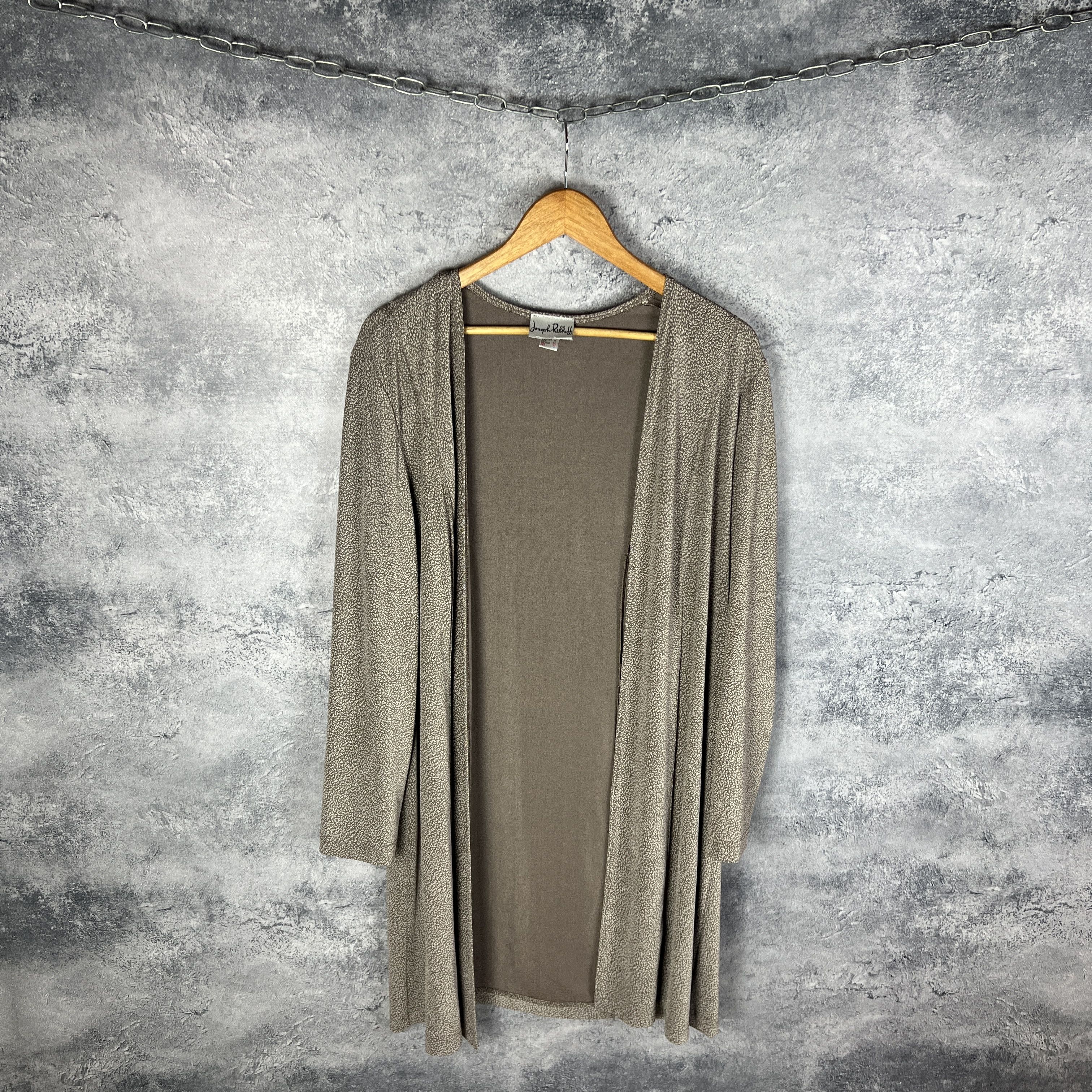Joseph Ribkoff × Vintage Joseph Ribkoff Long Cardigan Women's Size 14 Beige Size XL / US 12-14 / IT 48-50 - 1 Thumbnail