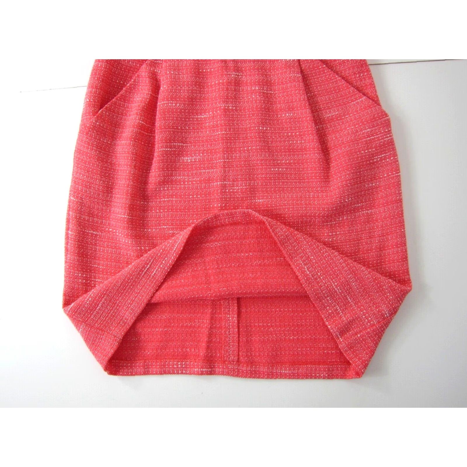 Vintage Studio One New York Ivory Pink Knit Tweed Shift Sheath Tank Sun Dress 12 Size XL / US 12-14 / IT 48-50 - 7 Thumbnail