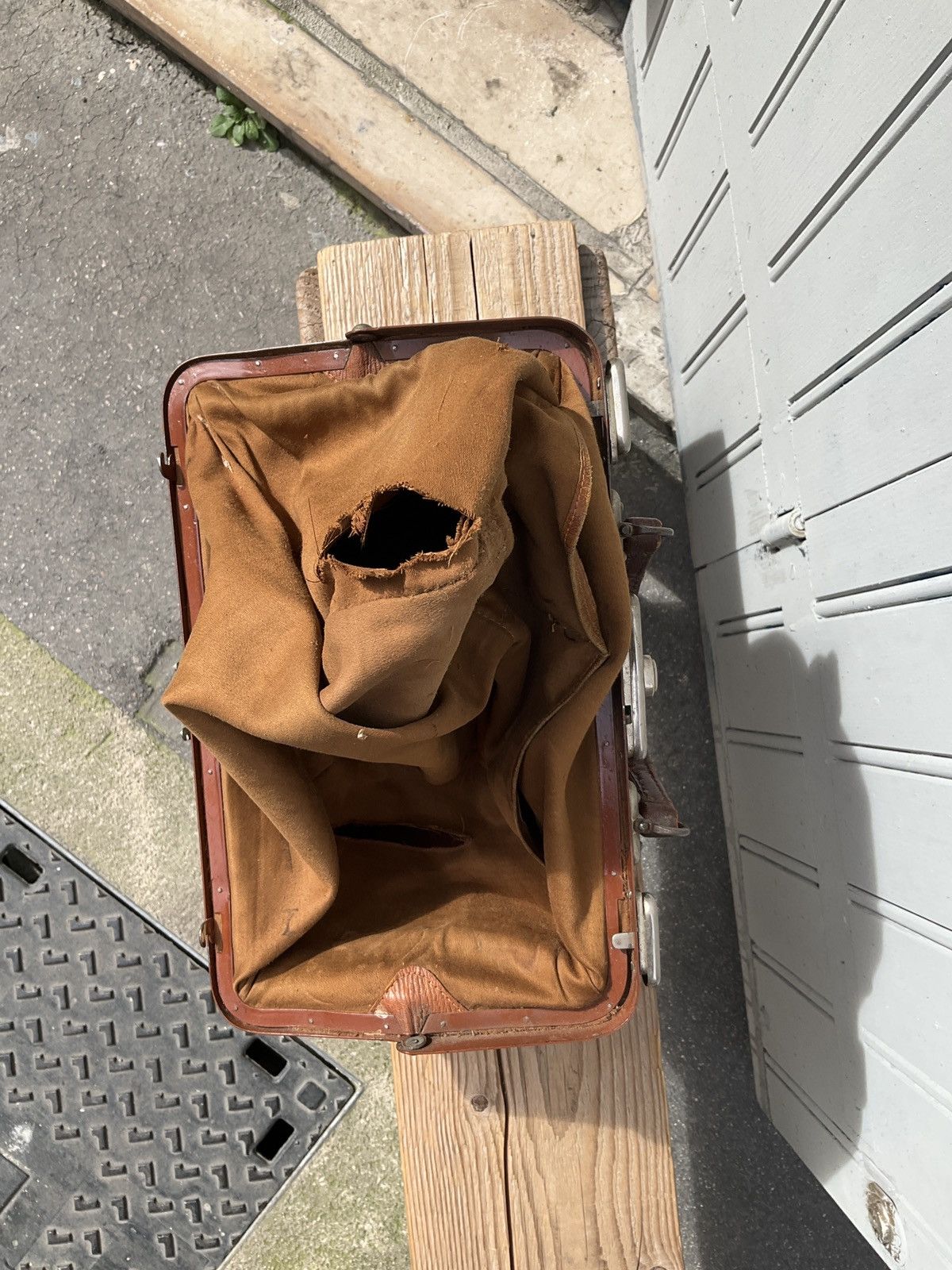 Vintage Vintage leather suitcase Size 44 - 11 Thumbnail