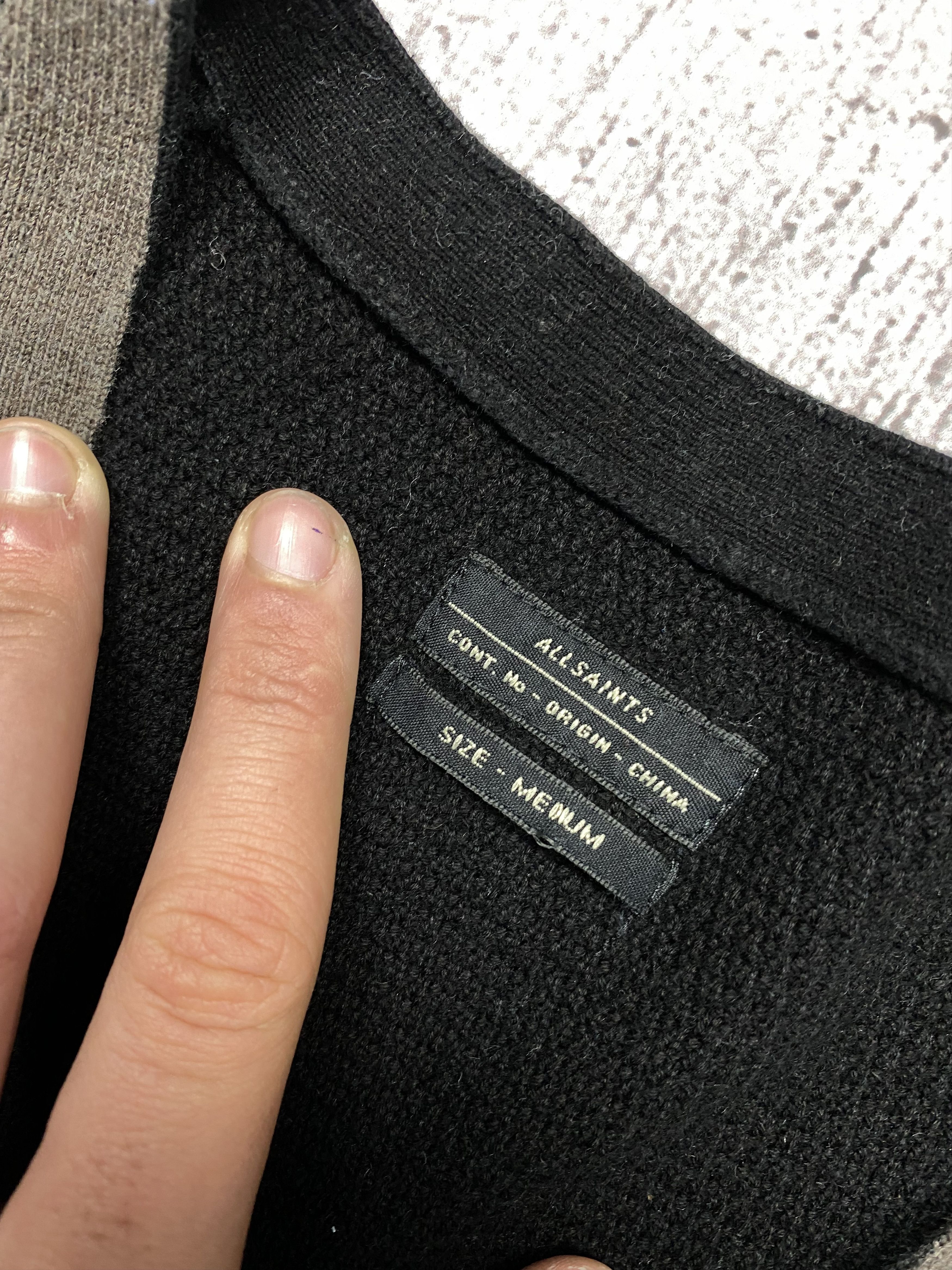 Allsaints Allsaints Vintage Mens Knit Fynn Cardigan Sweater Size US M / EU 48-50 / 2 - 4 Thumbnail