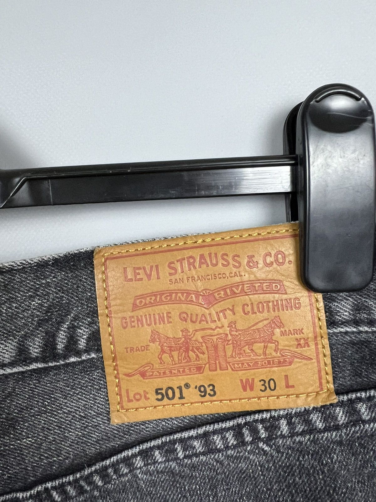 Levi's Levis premium 501 Big E 93' Cropped Denim Jeans Shorts Size US 30 / EU 46 - 4 Thumbnail